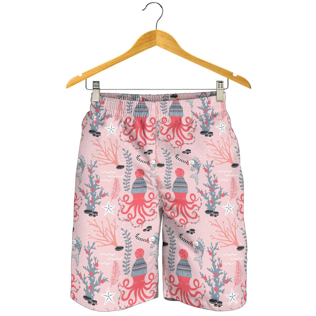 Octopus Winter Hat Garland Fish Candy Seaweed Coral Starfish For Men Women Kid Shorts