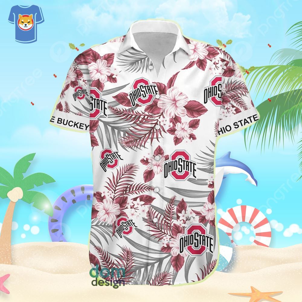 Ohio State Buckeyes Aloha Beach Gift Hawaiian Shirt For Men And Women