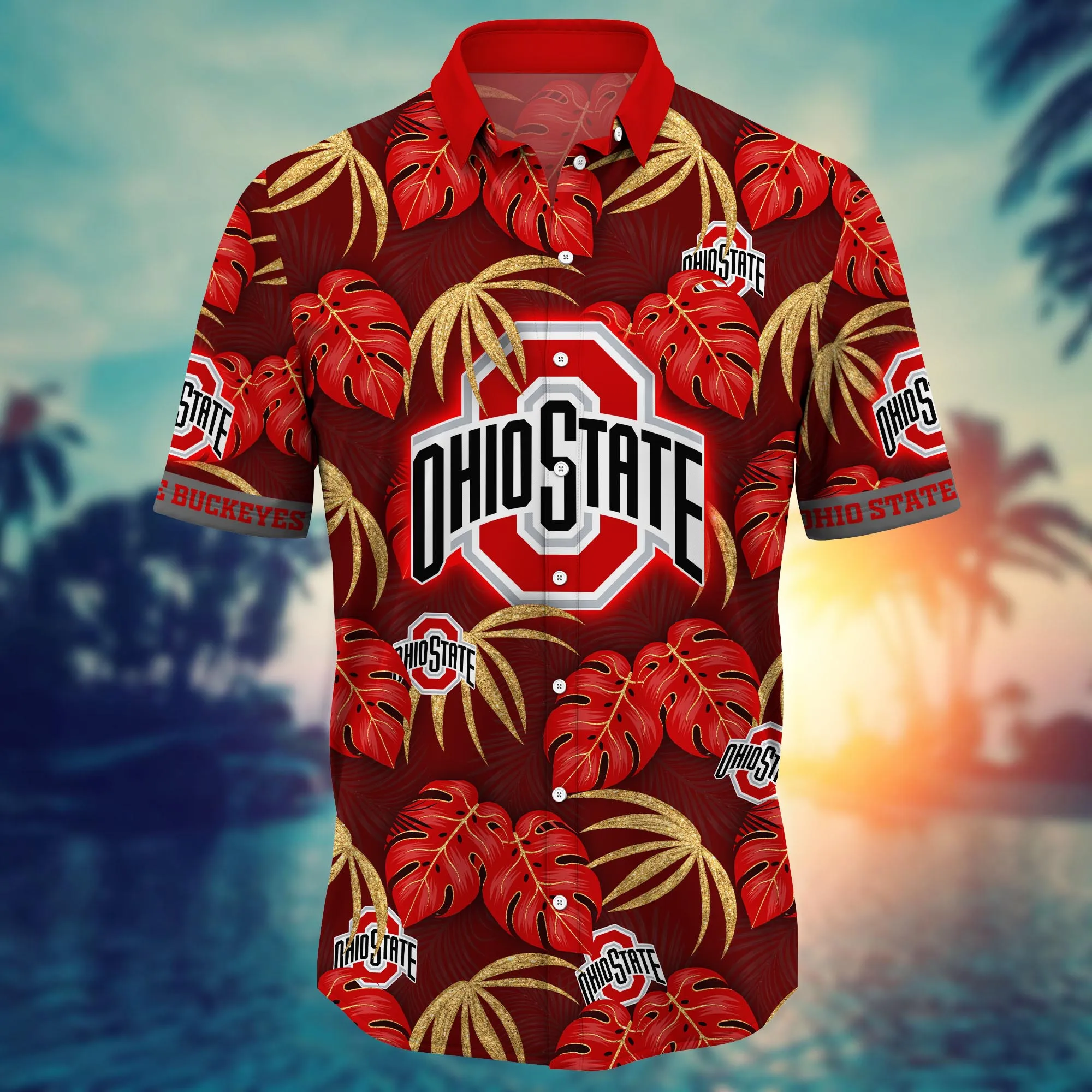 Ohio State Buckeyes NCAA Hawaiian Shirt Heat Aloha Shirt