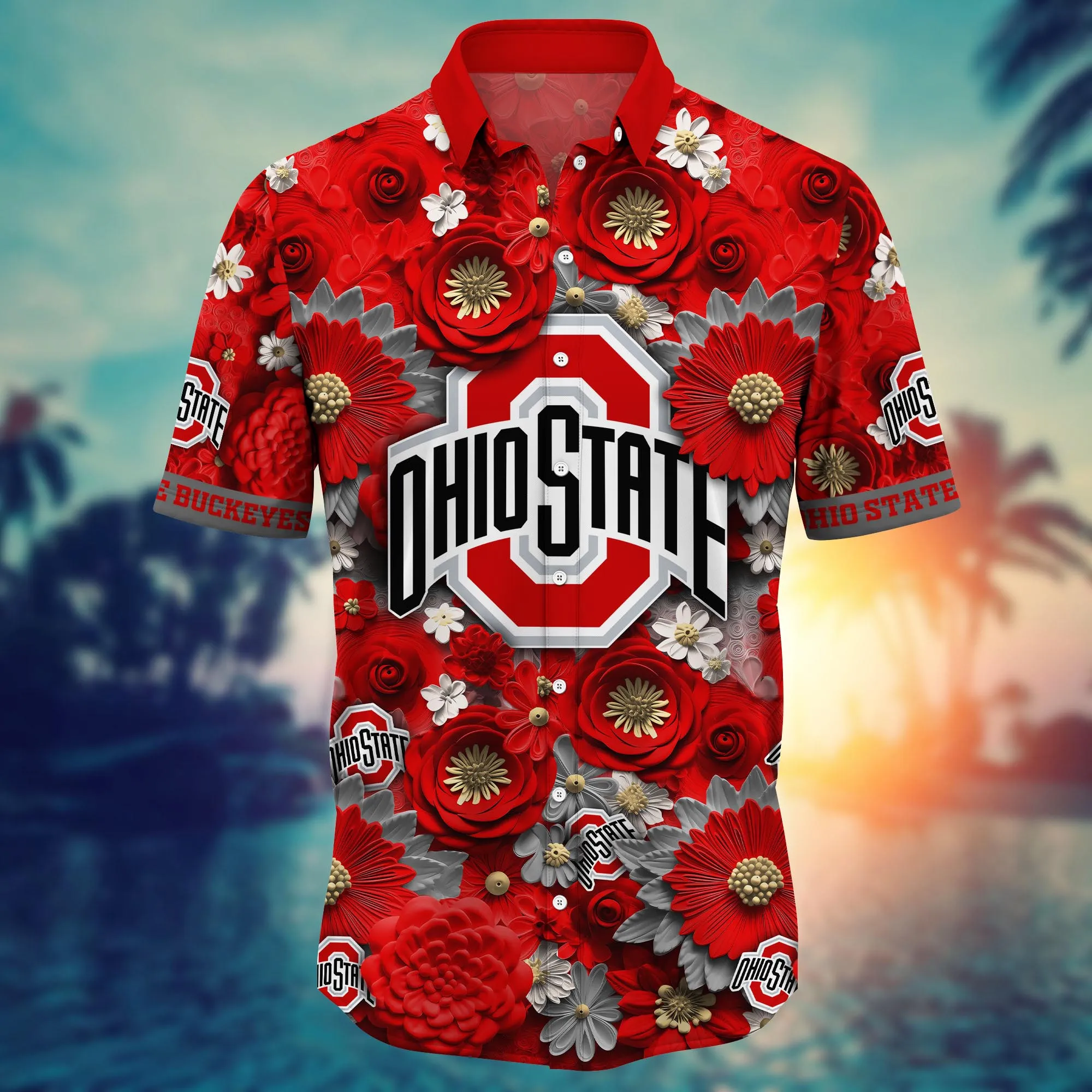 Ohio State Buckeyes NCAA Hawaiian Shirt Trending For This Summer Customize Shirt Any Team