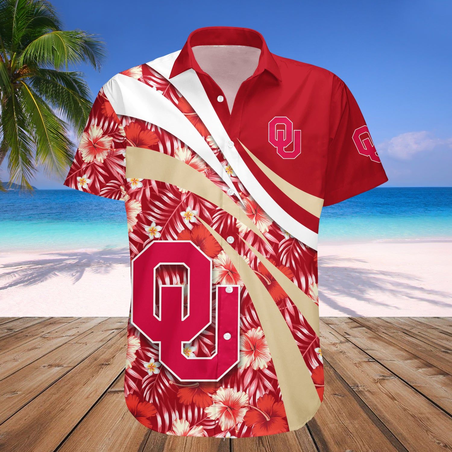 Oklahoma Sooners Hawaii Shirt Hibiscus Sport Style – NCAA