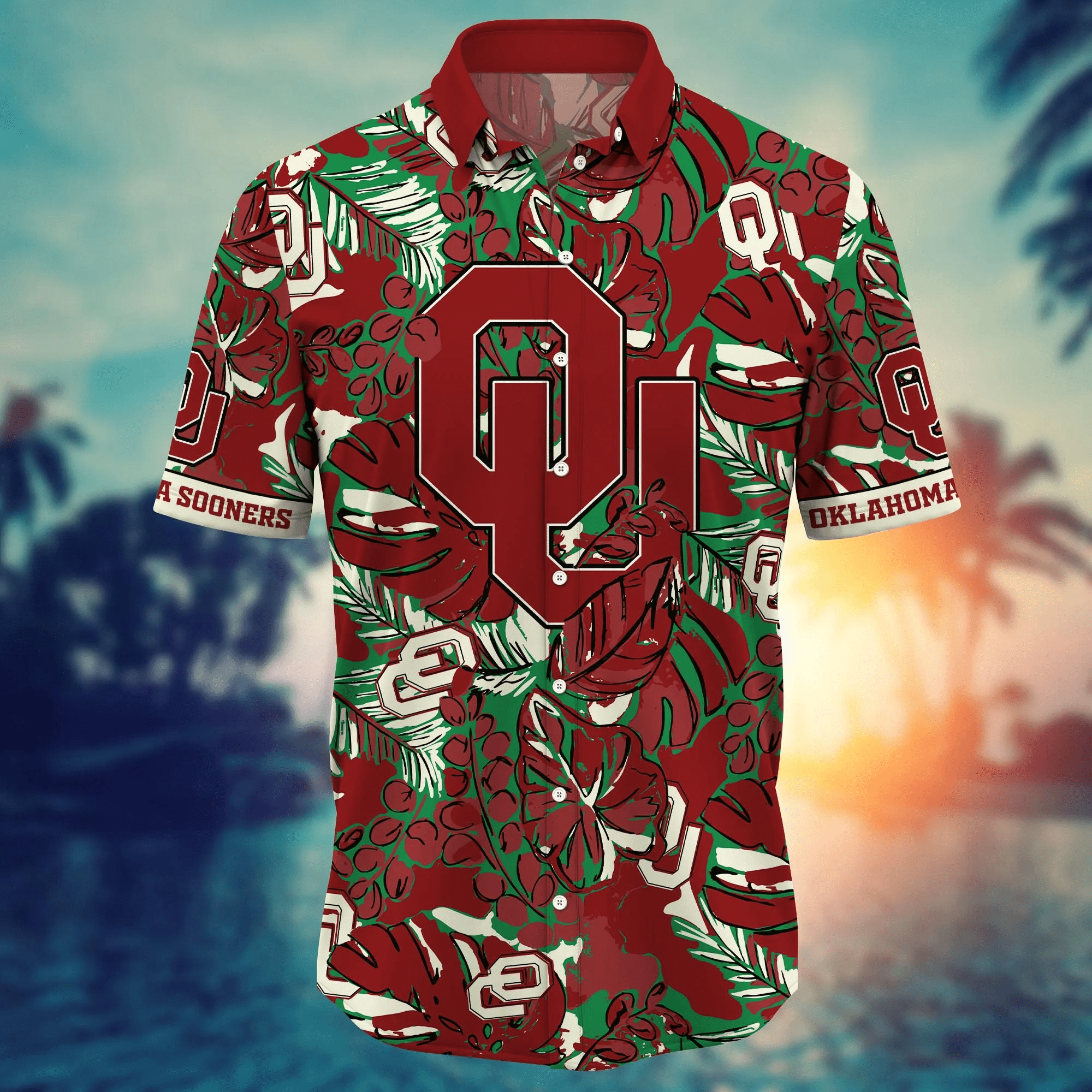 Oklahoma Sooners NCAA Hawaiian Shirt Balmy Aloha Shirt
