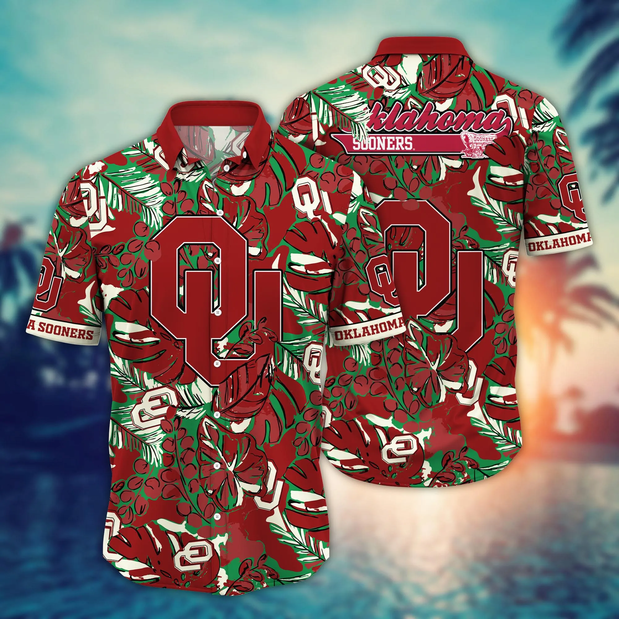 Oklahoma Sooners NCAA Hawaiian Shirt Balmy Aloha Shirt Oklahoma Sooners NCAA Hawaiian Shirt Balmy Aloha Shirt