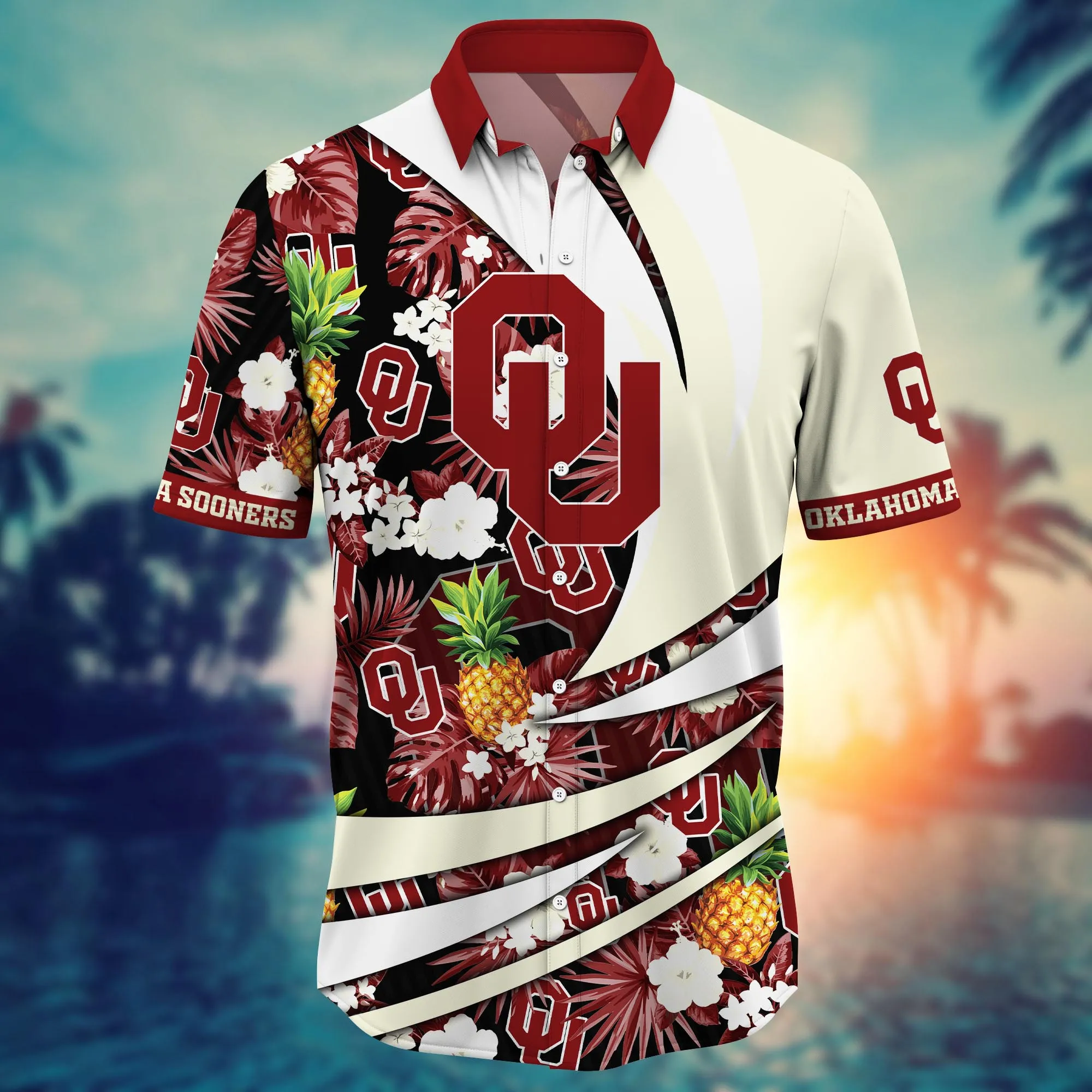 Oklahoma Sooners NCAA Hawaiian Shirt Heat Aloha Shirt