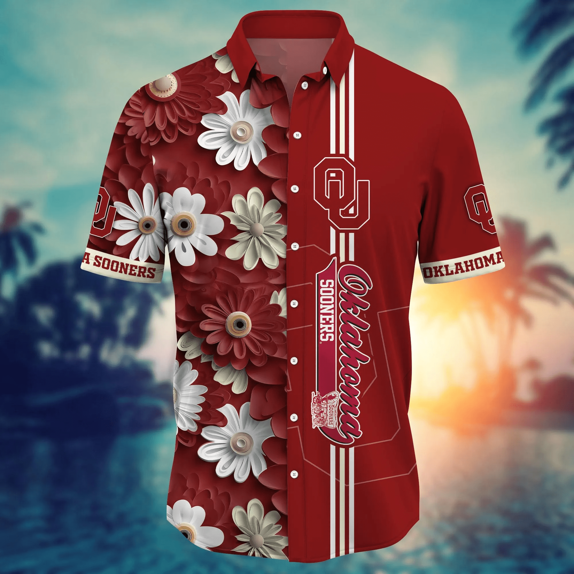 Oklahoma Sooners NCAA Hawaiian Shirt Radiance Aloha Shirt