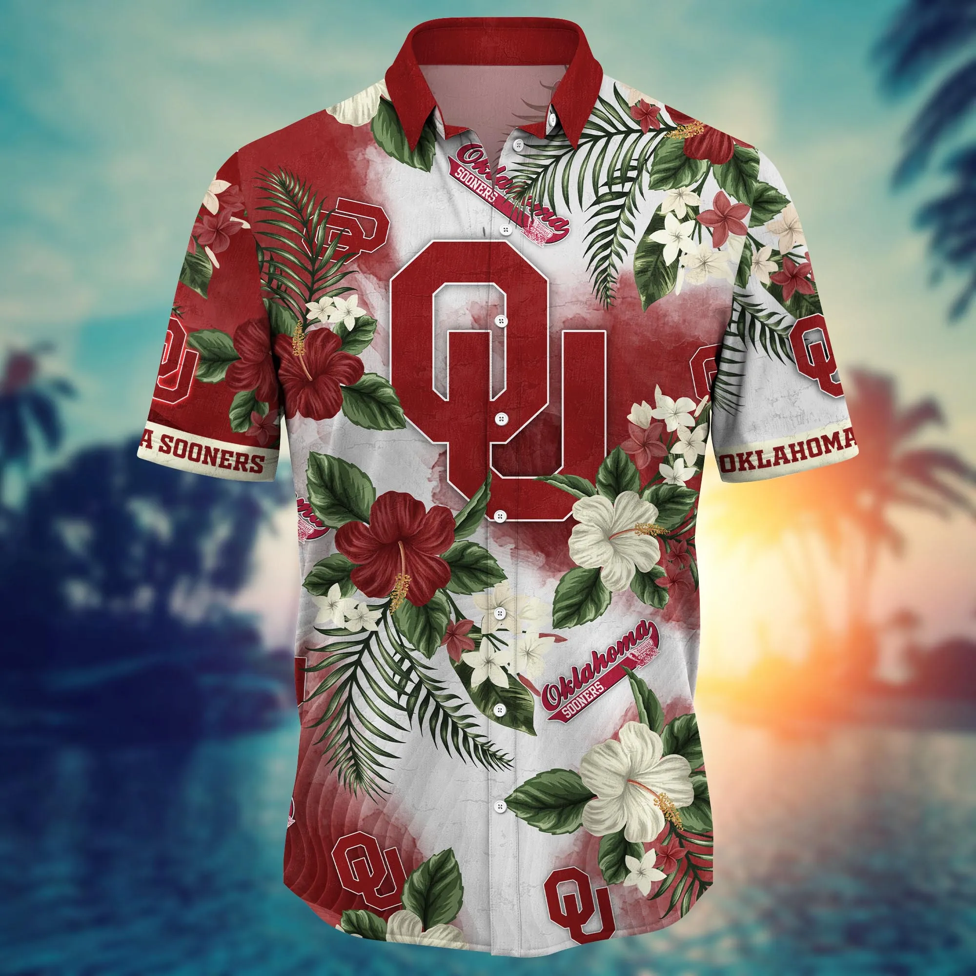Oklahoma Sooners NCAA Hawaiian Shirt Shortstime Aloha Shirt