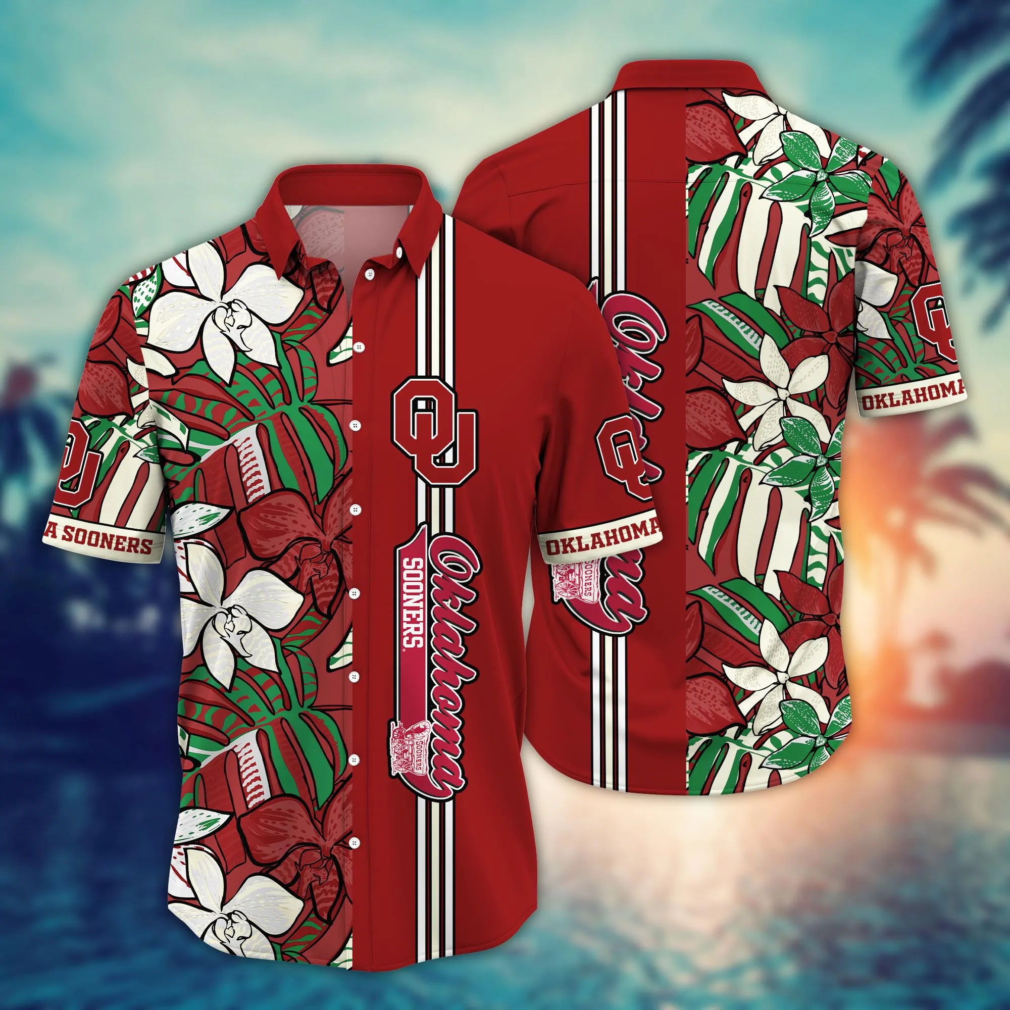 Oklahoma Sooners NCAA Hawaiian Shirt Starry Nights Aloha Shirt