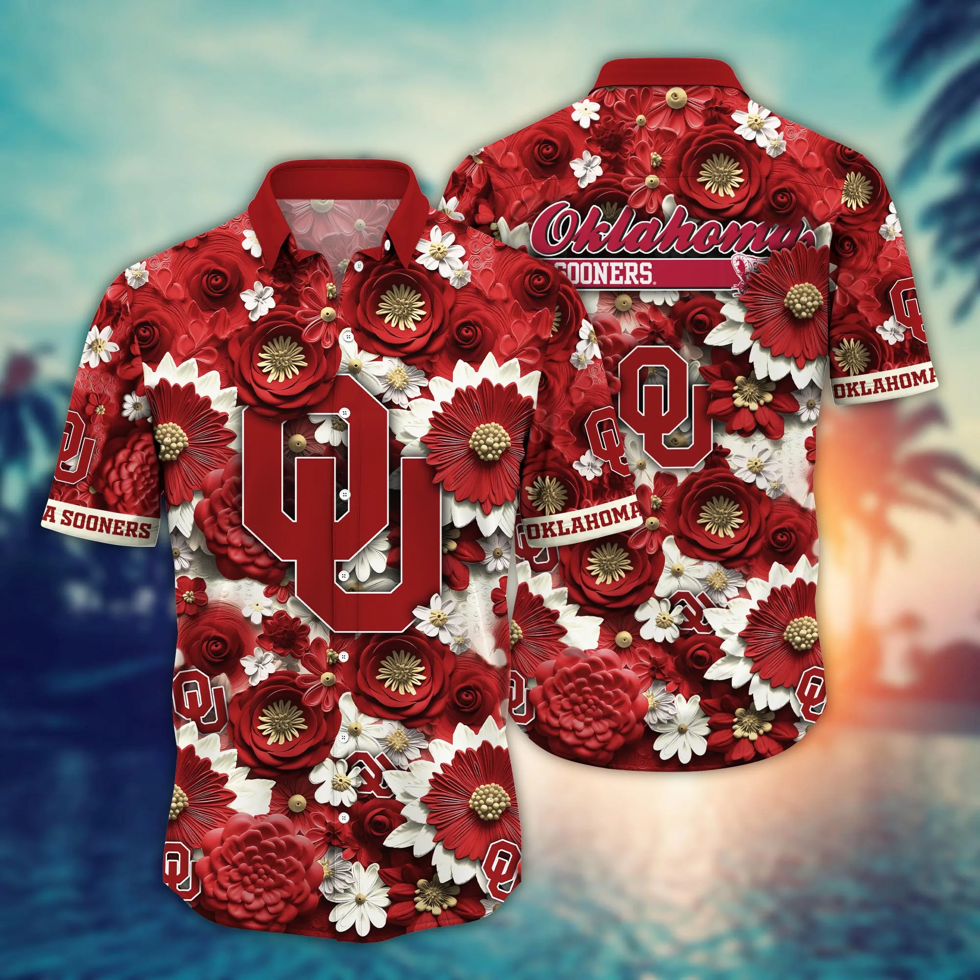 Oklahoma Sooners NCAA Hawaiian Shirt Trending For This Summer Customize Shirt Any Team