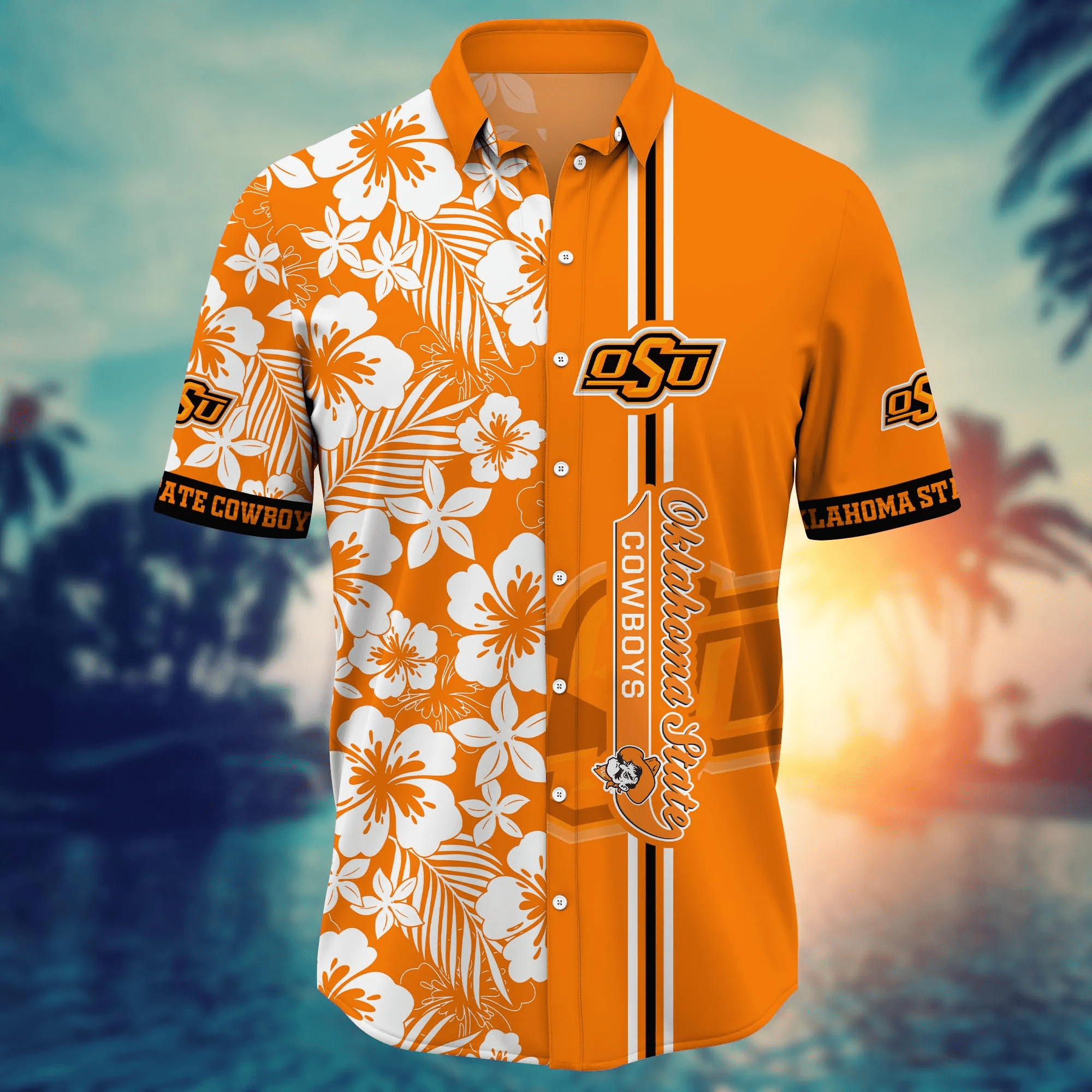 Oklahoma State Cowboys NCAA Hawaiian Shirt Bikinistime Aloha Shirt