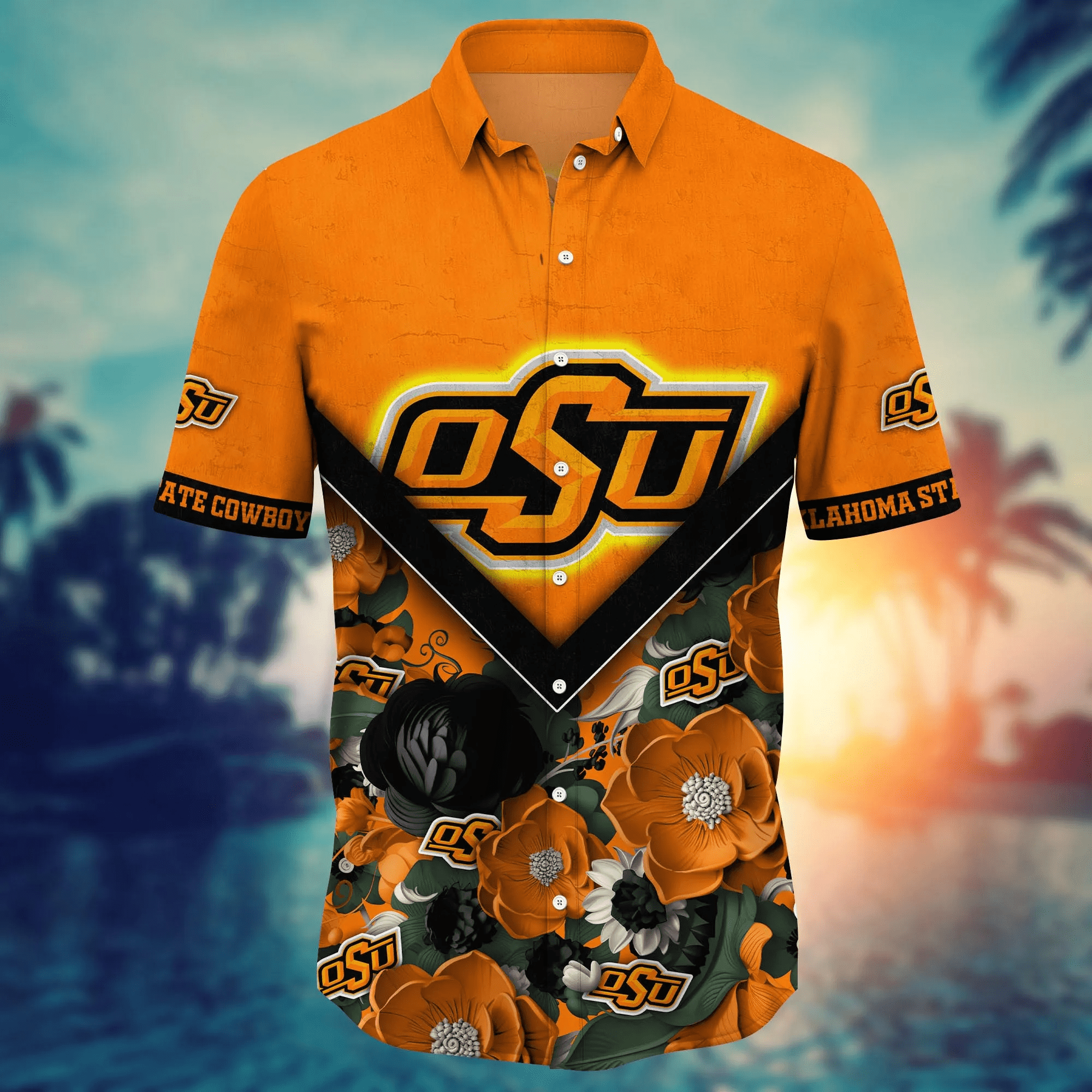Oklahoma State Cowboys NCAA Hawaiian Shirt Custom Vacation Aloha Shirt