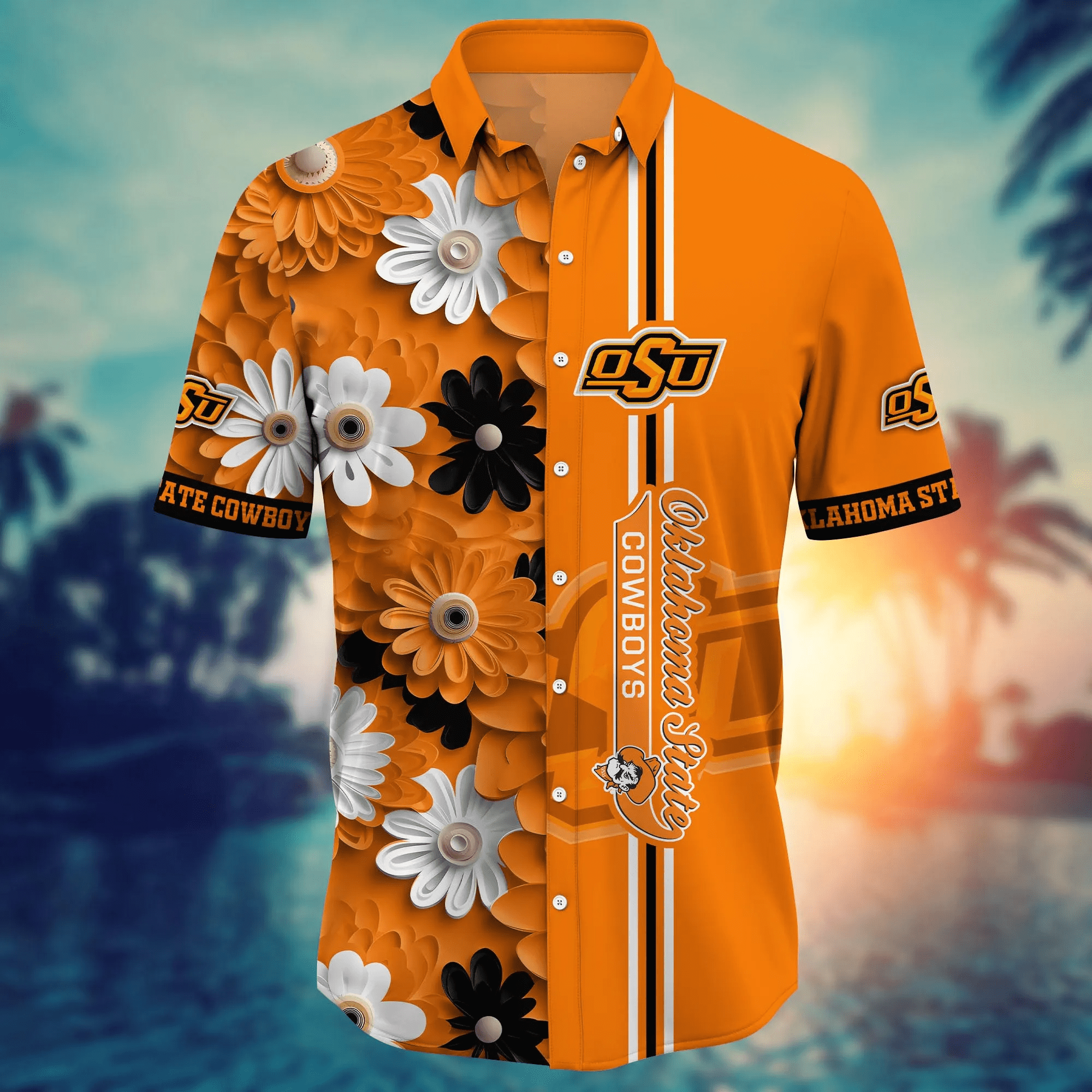 Oklahoma State Cowboys NCAA Hawaiian Shirt Long Days Aloha Shirt