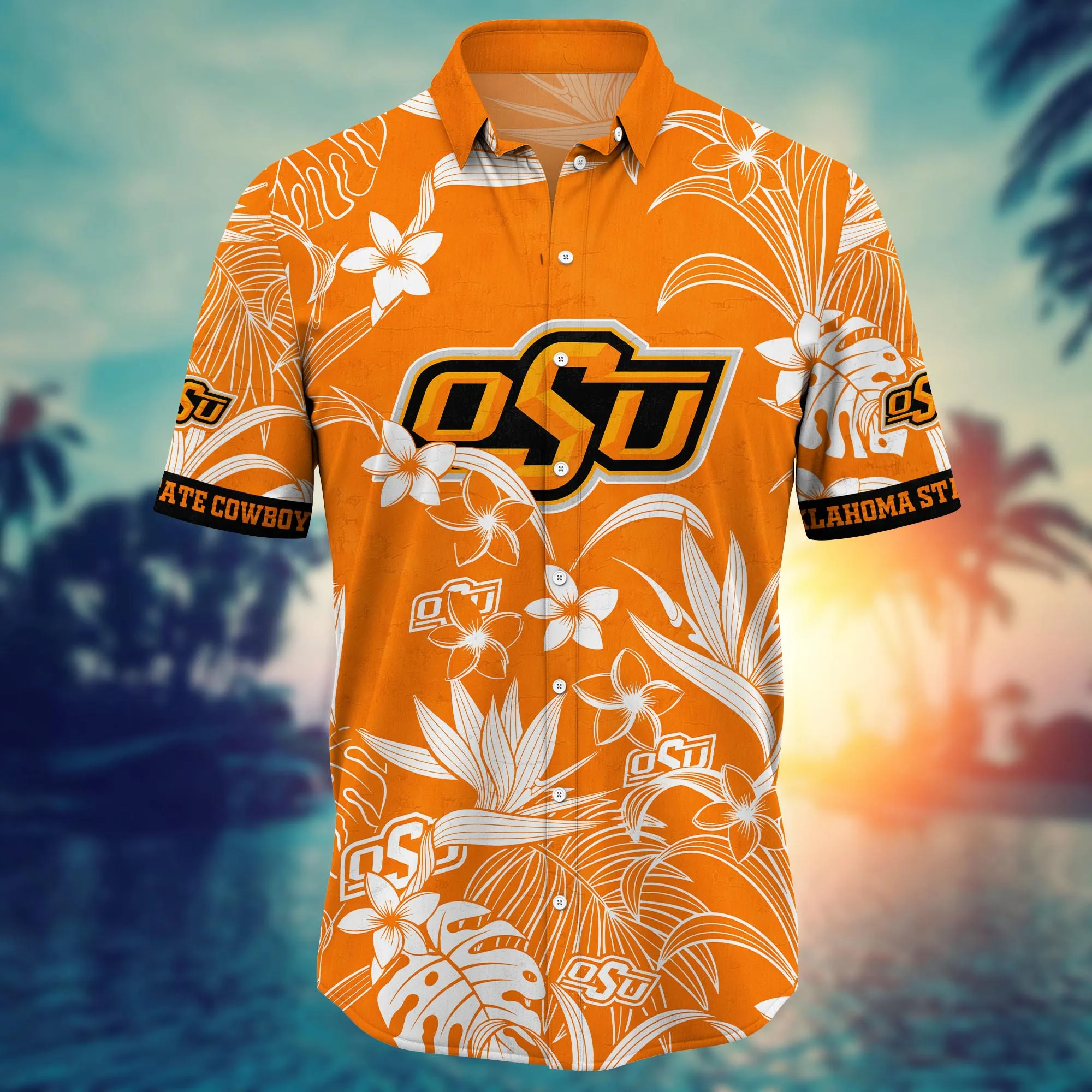 Oklahoma State Cowboys NCAA Hawaiian Shirt Midsummertime Dribbling Game Shirts