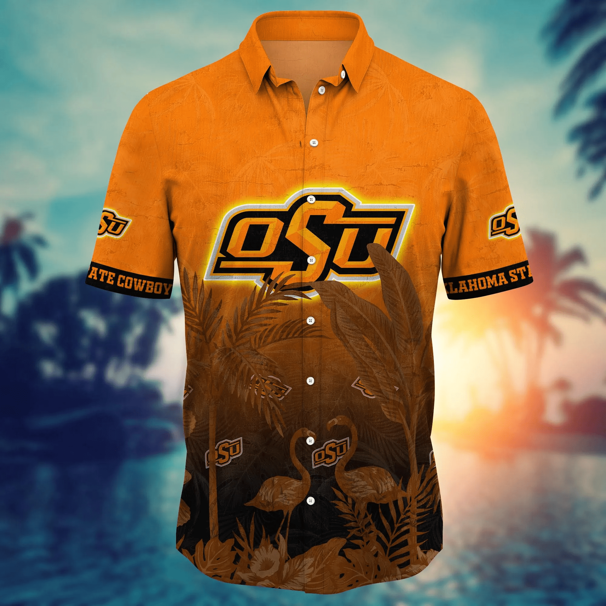 Oklahoma State Cowboys NCAA Hawaiian Shirt Solsticetime Aloha Shirt
