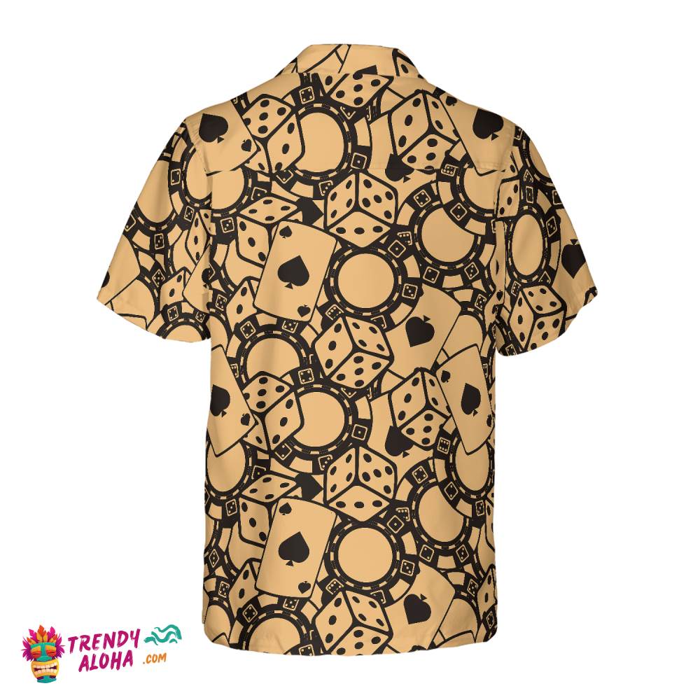 Old Retro Poker Shirt For Men Hawaiian Shirt
