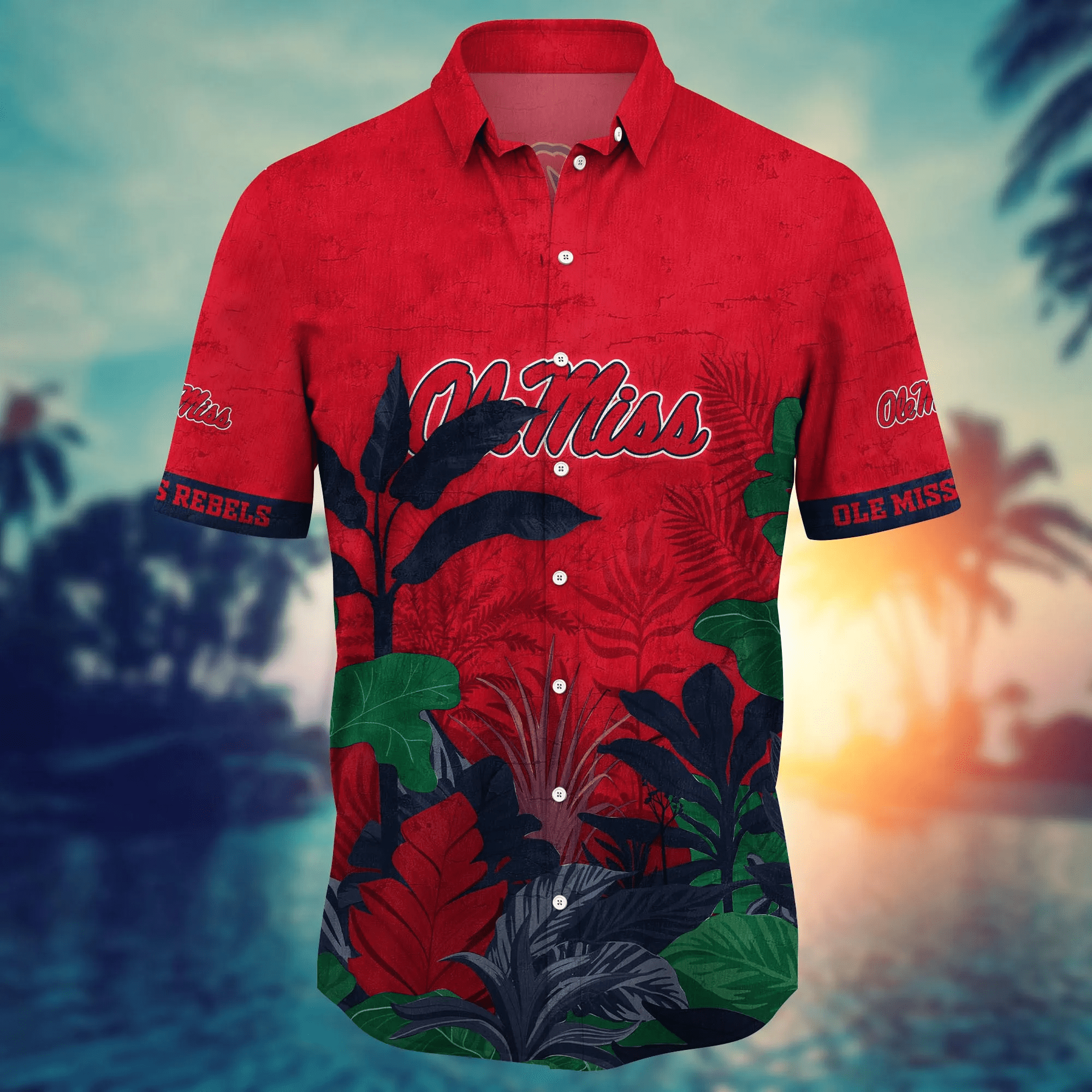 Ole Miss Rebels NCAA Hawaiian Shirt Balmy Aloha Shirt