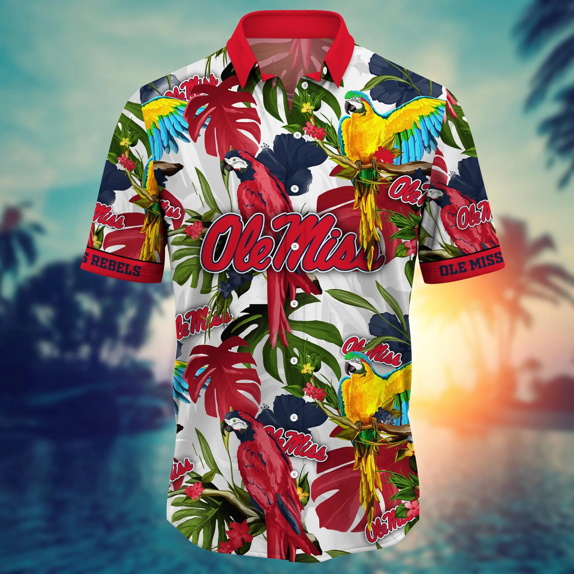 Ole Miss Rebels NCAA Hawaiian Shirt Festivalstime Aloha Shirt