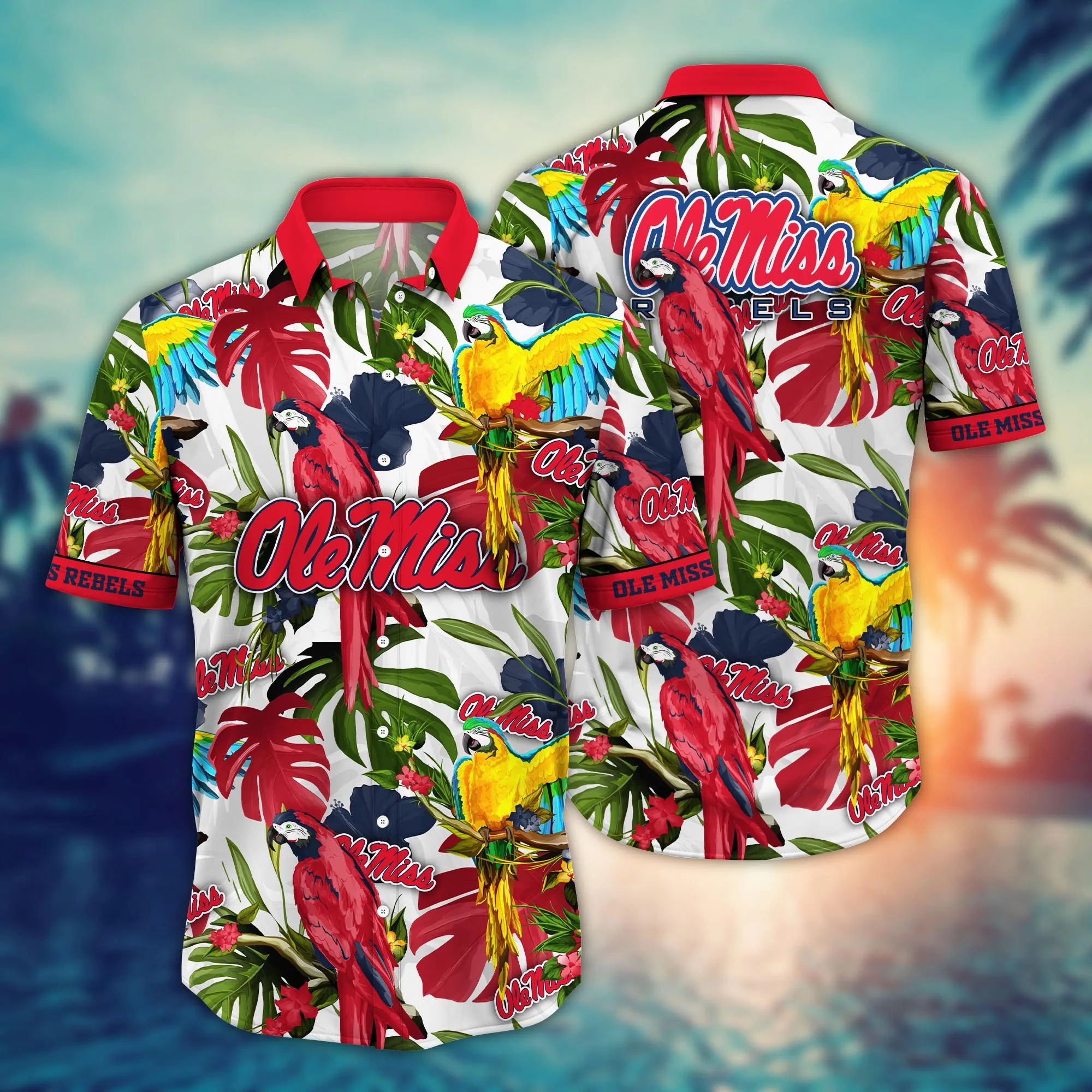 Ole Miss Rebels NCAA Hawaiian Shirt Festivalstime Aloha Shirt