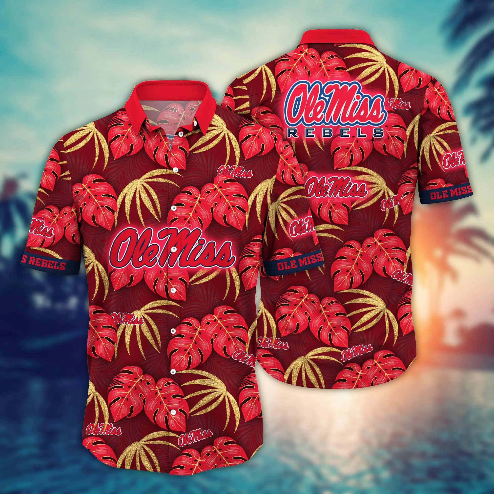 Ole Miss Rebels NCAA Hawaiian Shirt Heatwave Aloha Shirt Ole Miss Rebels NCAA Hawaiian Shirt Heatwave Aloha Shirt