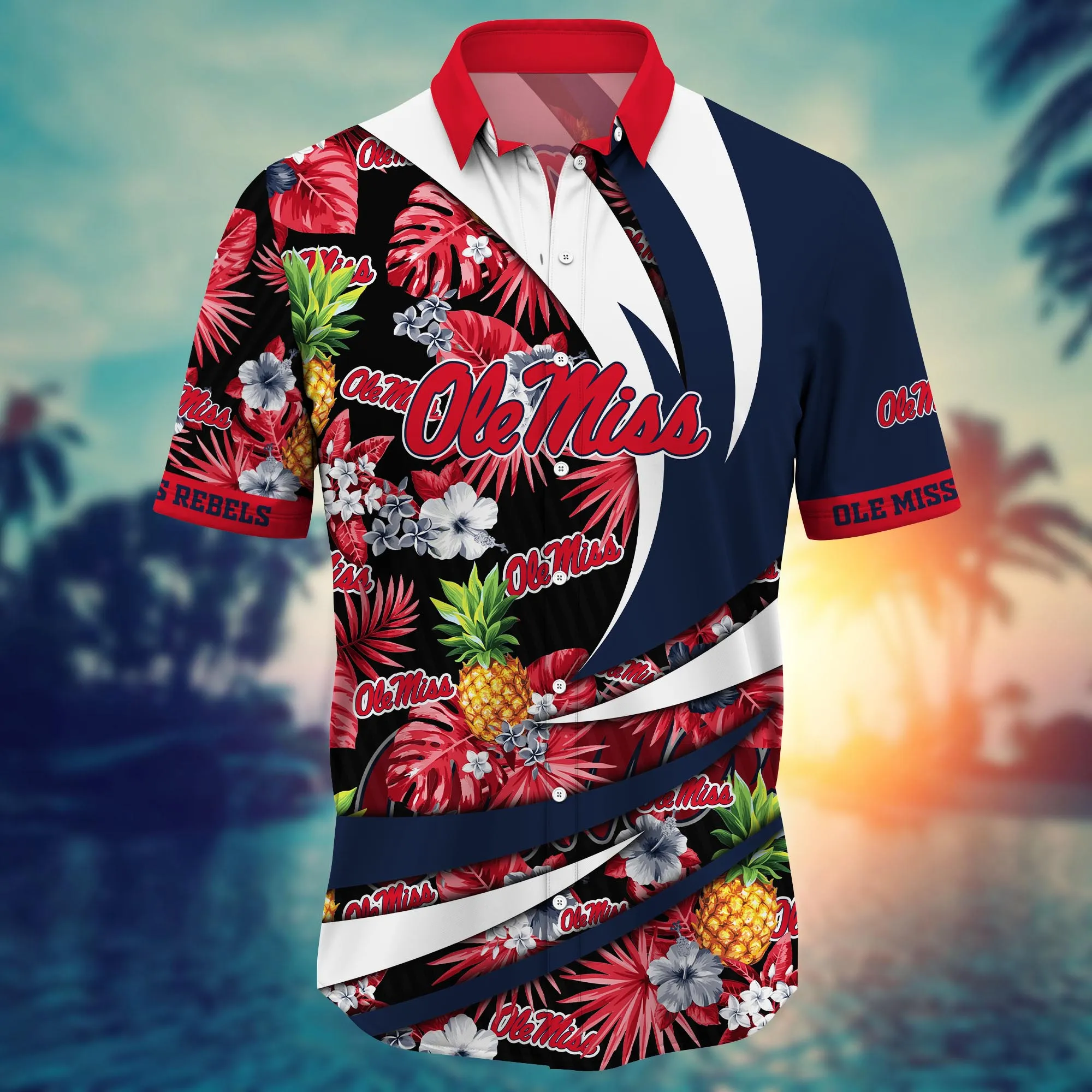 Ole Miss Rebels NCAA Hawaiian Shirt Hot Season Aloha Shirt