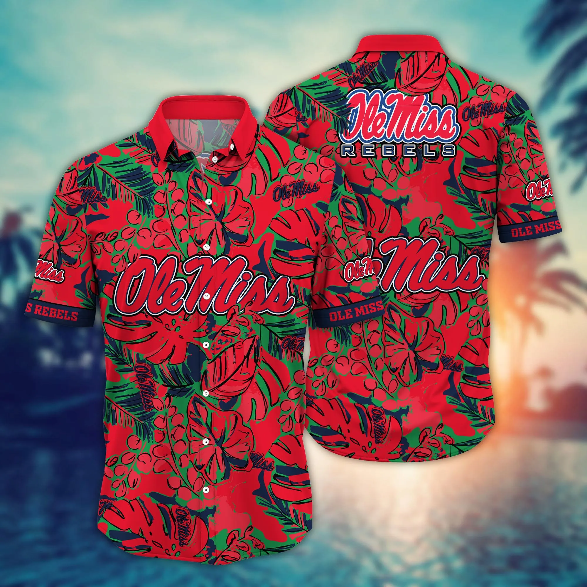 Ole Miss Rebels NCAA Hawaiian Shirt Pool Parties Aloha Shirt Ole Miss Rebels NCAA Hawaiian Shirt Pool Parties Aloha Shirt