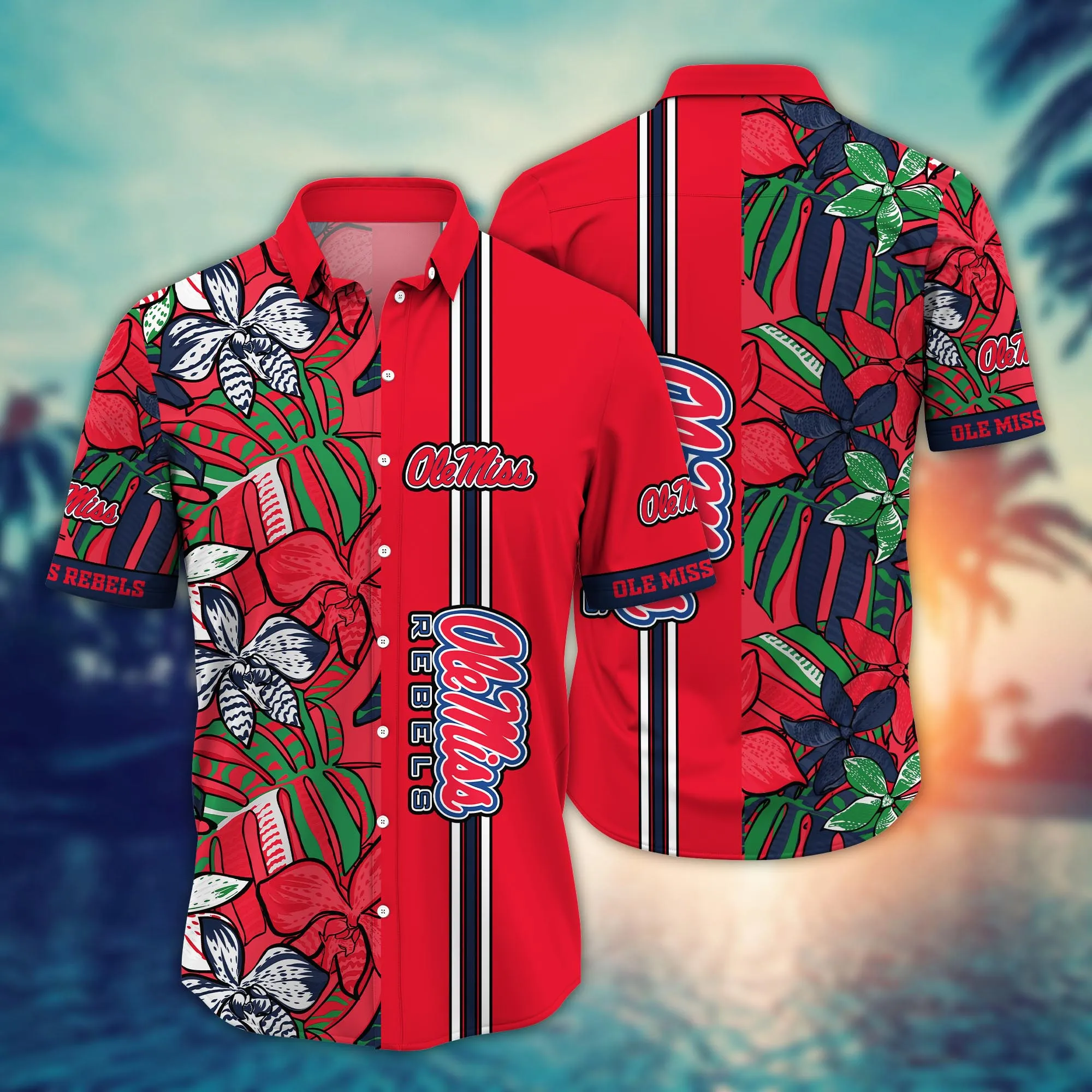Ole Miss Rebels NCAA Hawaiian Shirt Summer Camps Aloha Shirt Ole Miss Rebels NCAA Hawaiian Shirt Summer Camps Aloha Shirt