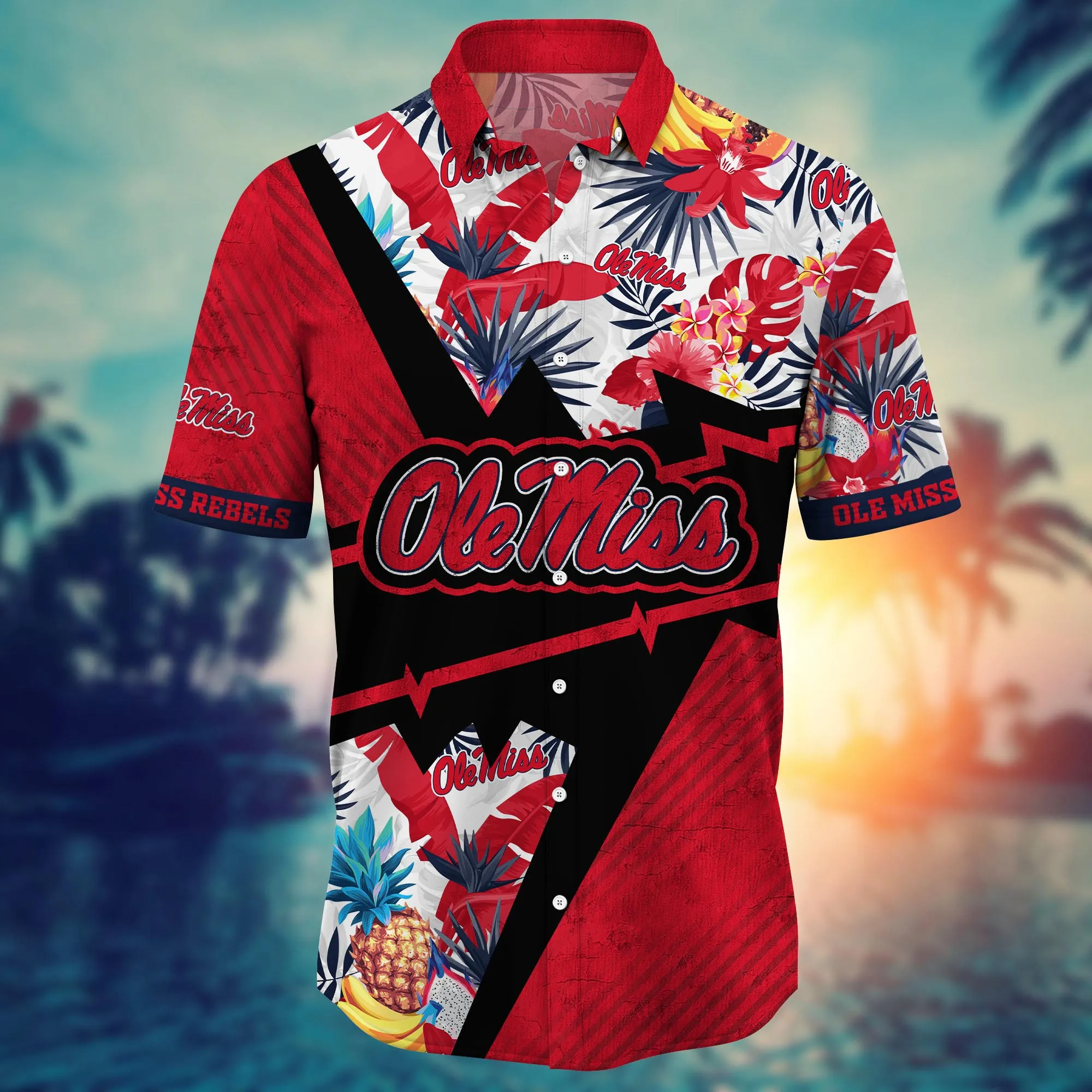 Ole Miss Rebels NCAA Hawaiian Shirt Tropical Aloha Shirt