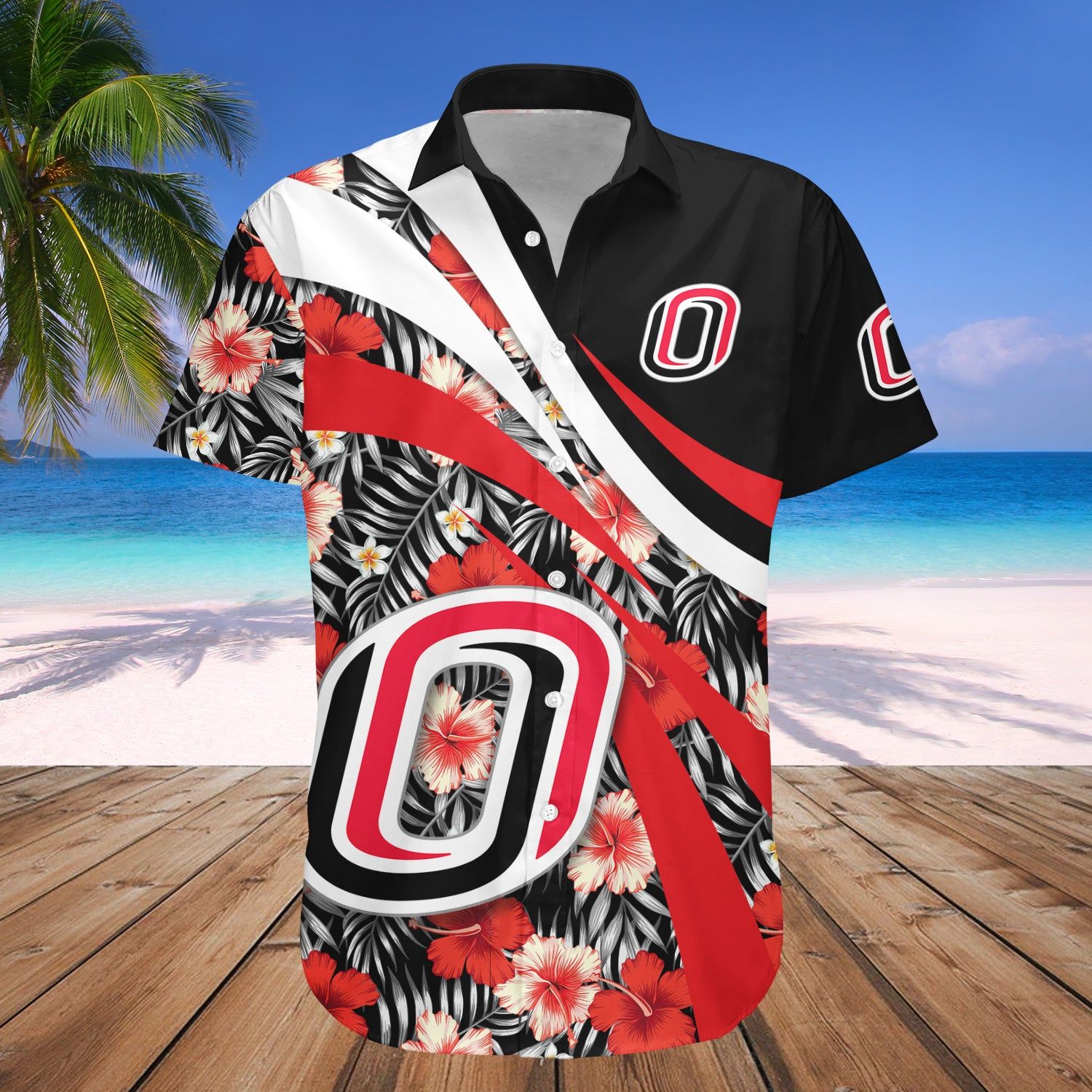 Omaha Mavericks Hawaii Shirt Hibiscus Sport Style – NCAA