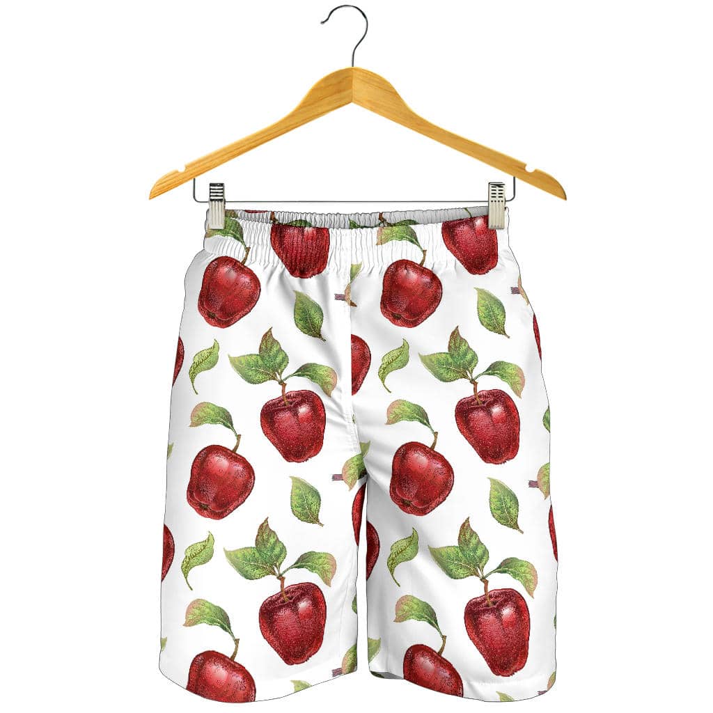 Orchard Fresh Red Apple Family-Friendly Shorts for All