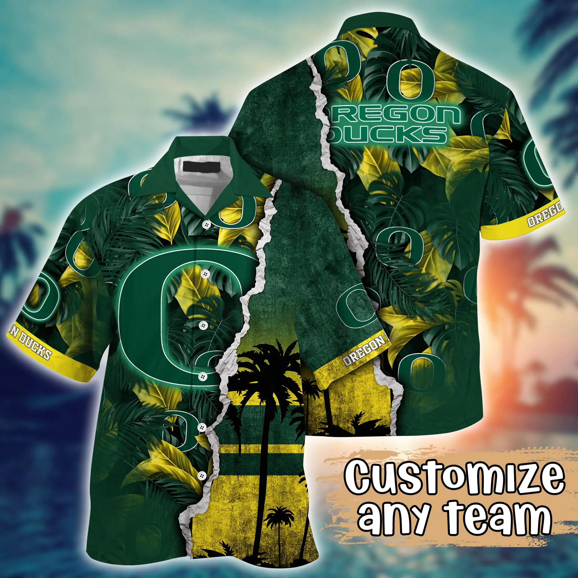 Oregon Ducks NCAA Hawaiian Shirt Custom Lemonade Stands Aloha Shirt Oregon Ducks NCAA Hawaiian Shirt Custom Lemonade Stands Aloha Shirt