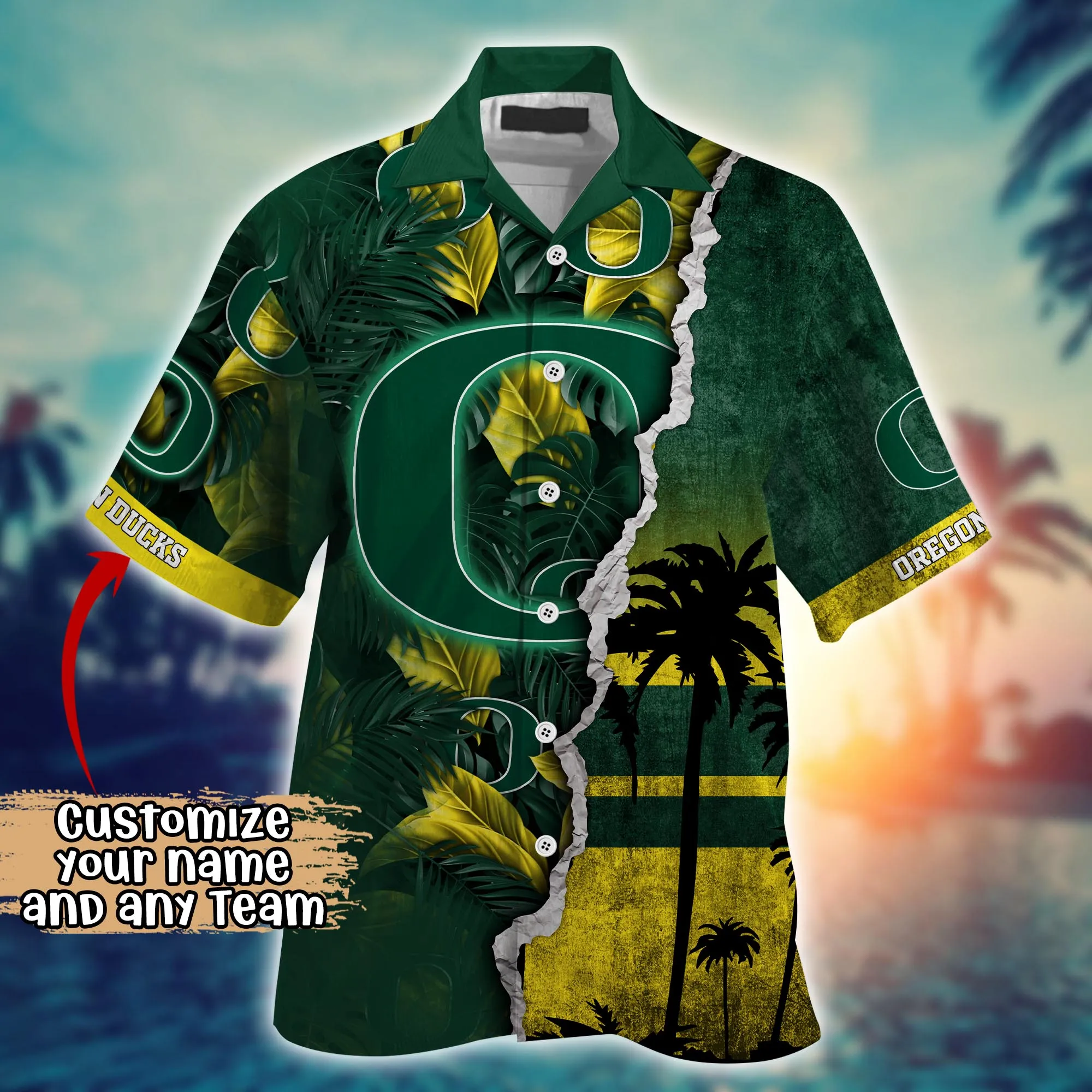 Oregon Ducks NCAA Hawaiian Shirt Custom Lemonade Stands Aloha Shirt