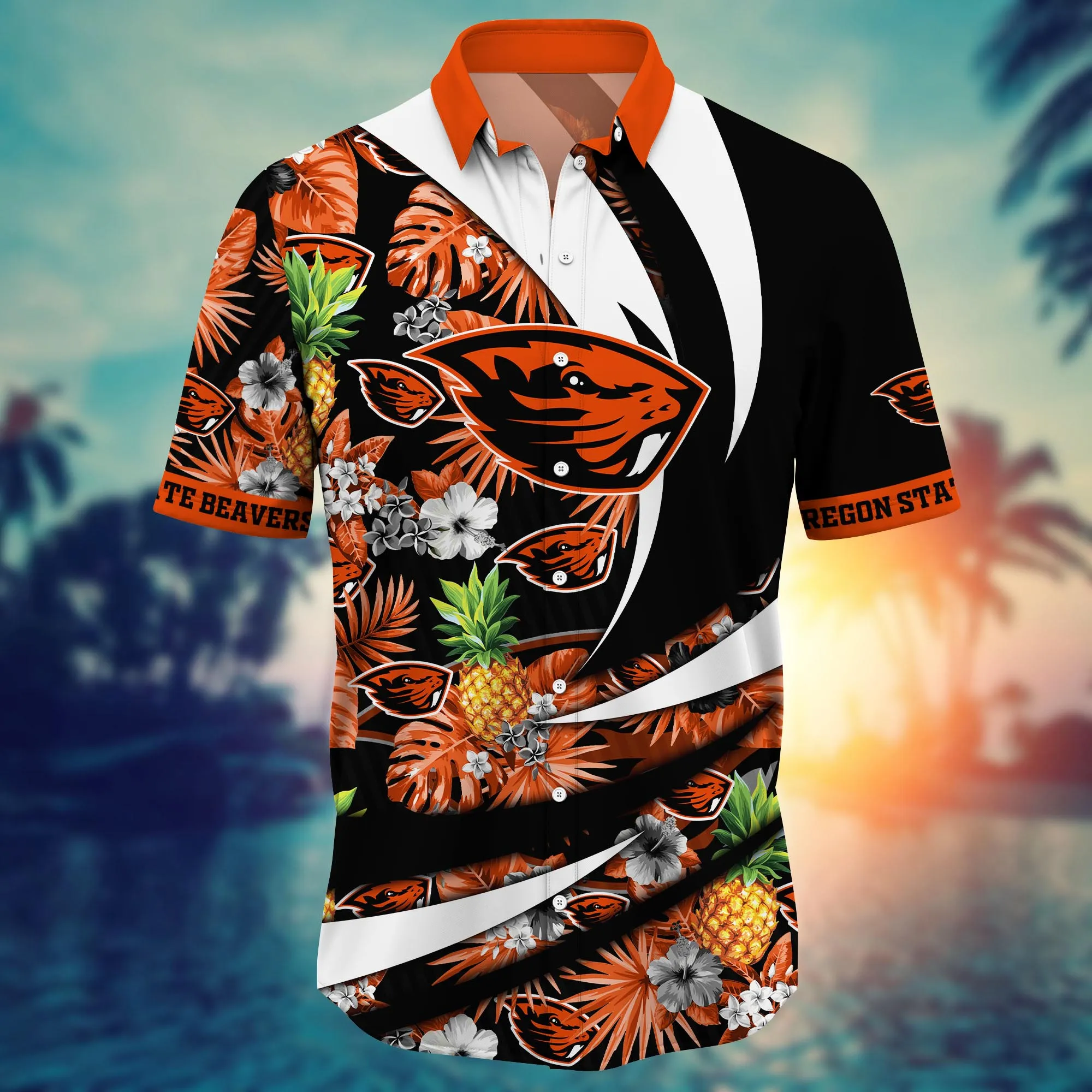 Oregon State Beavers NCAA Hawaiian Shirt Balmy Aloha Shirt