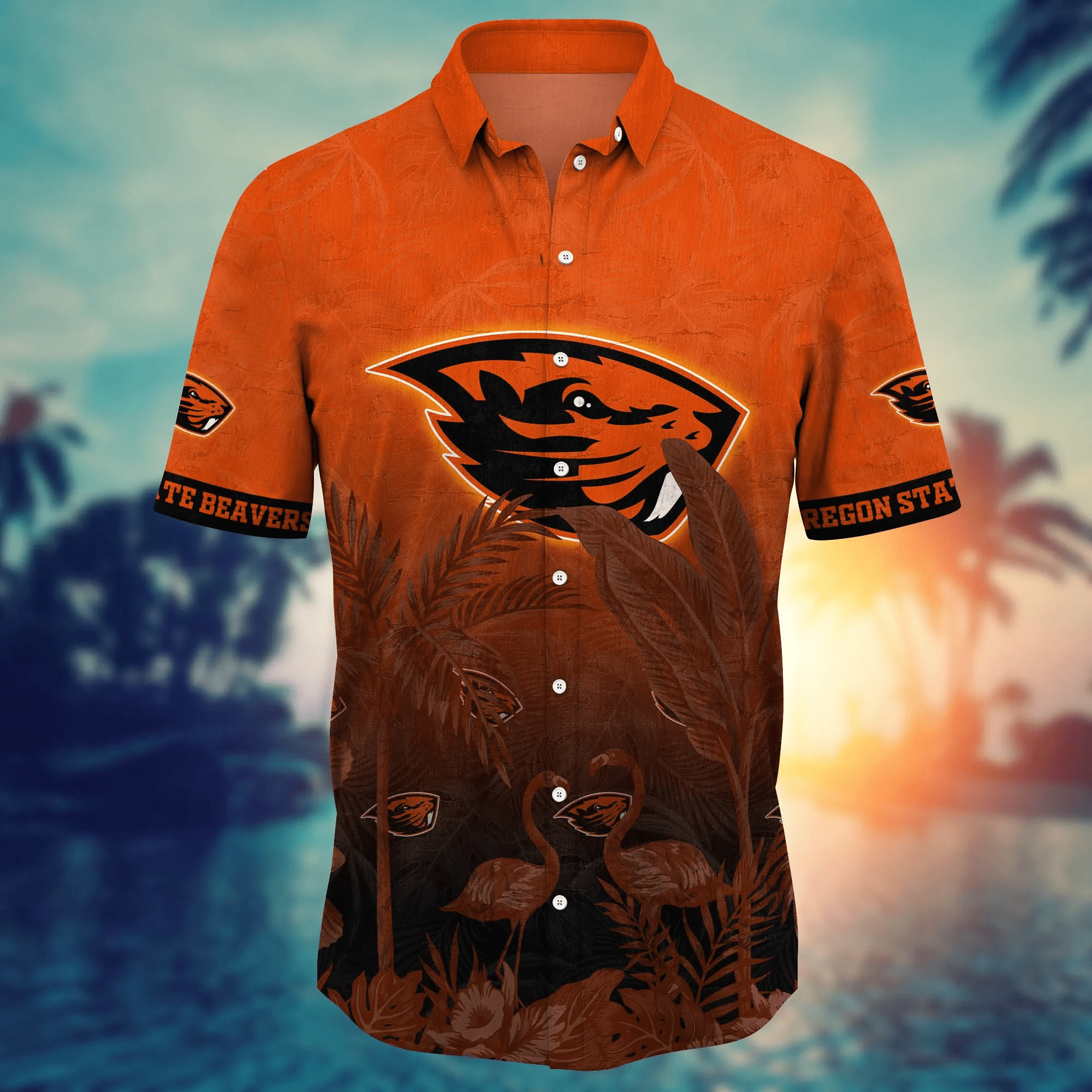 Oregon State Beavers NCAA Hawaiian Shirt Barbecuestime Aloha Shirt
