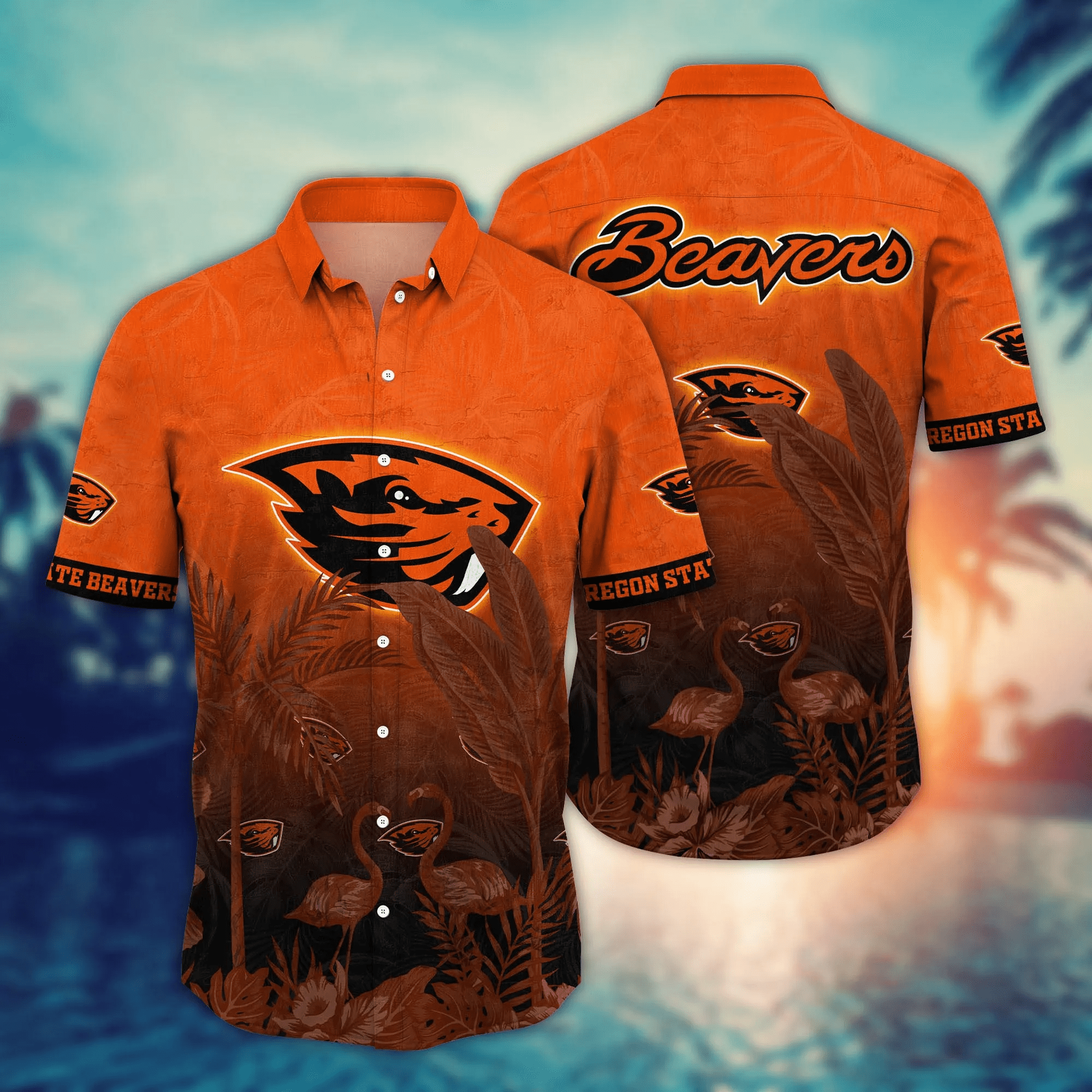 Oregon State Beavers NCAA Hawaiian Shirt Barbecuestime Aloha Shirt Oregon State Beavers NCAA Hawaiian Shirt Barbecuestime Aloha Shirt
