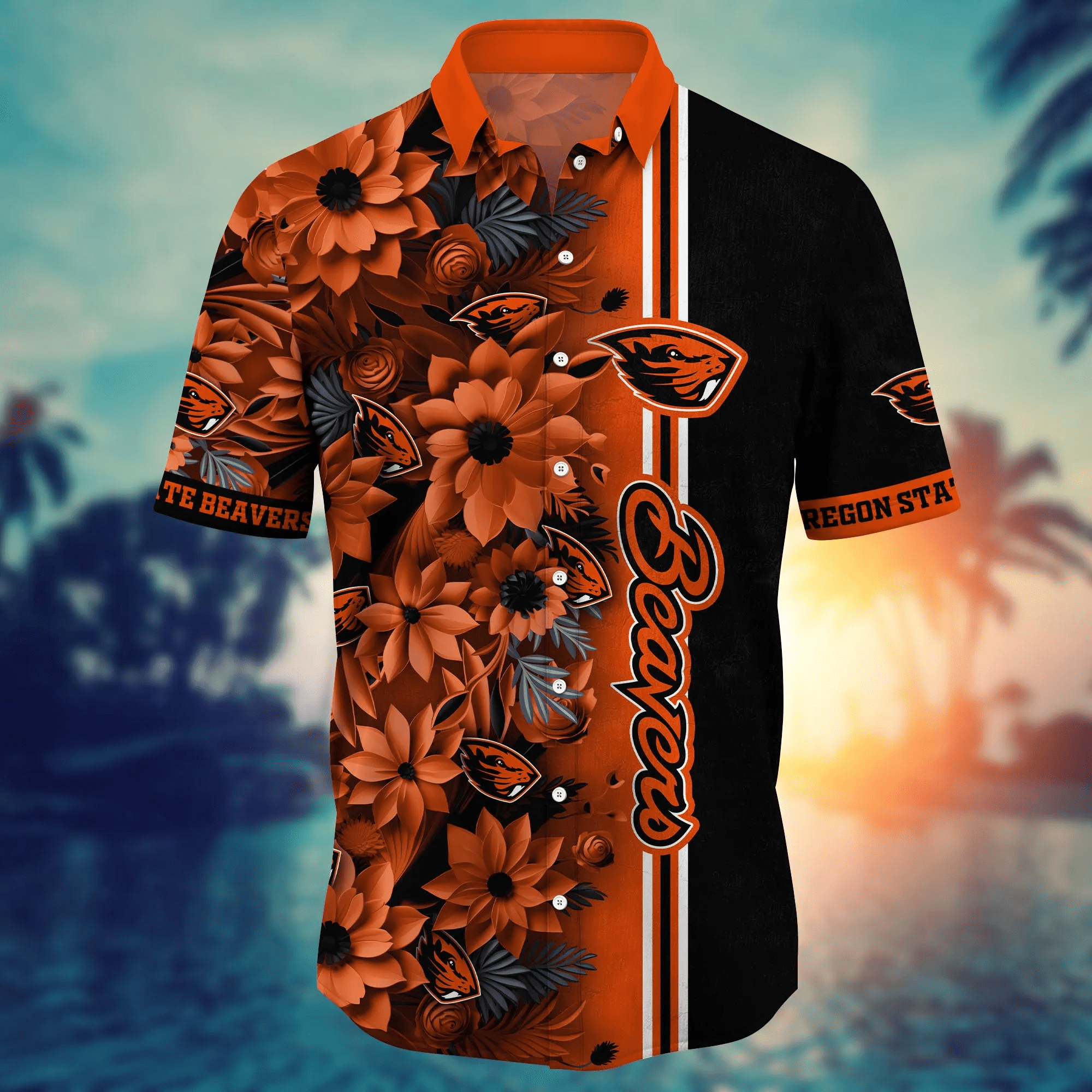 Oregon State Beavers NCAA Hawaiian Shirt Custom Heatwave Aloha Shirt