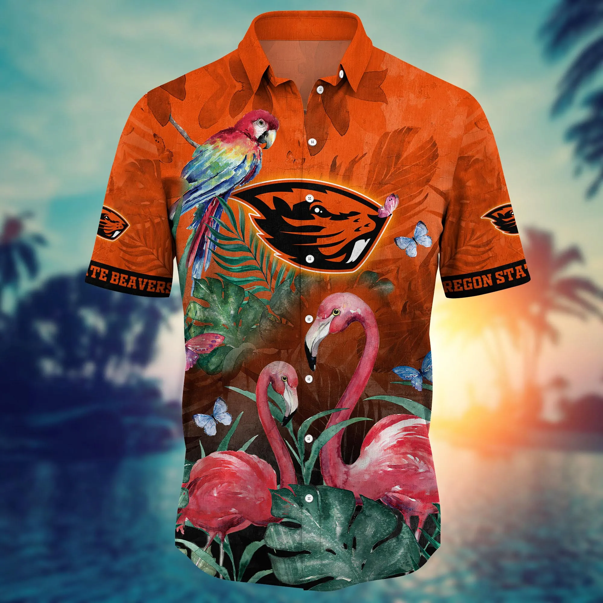 Oregon State Beavers NCAA Hawaiian Shirt Getaways Aloha Shirt