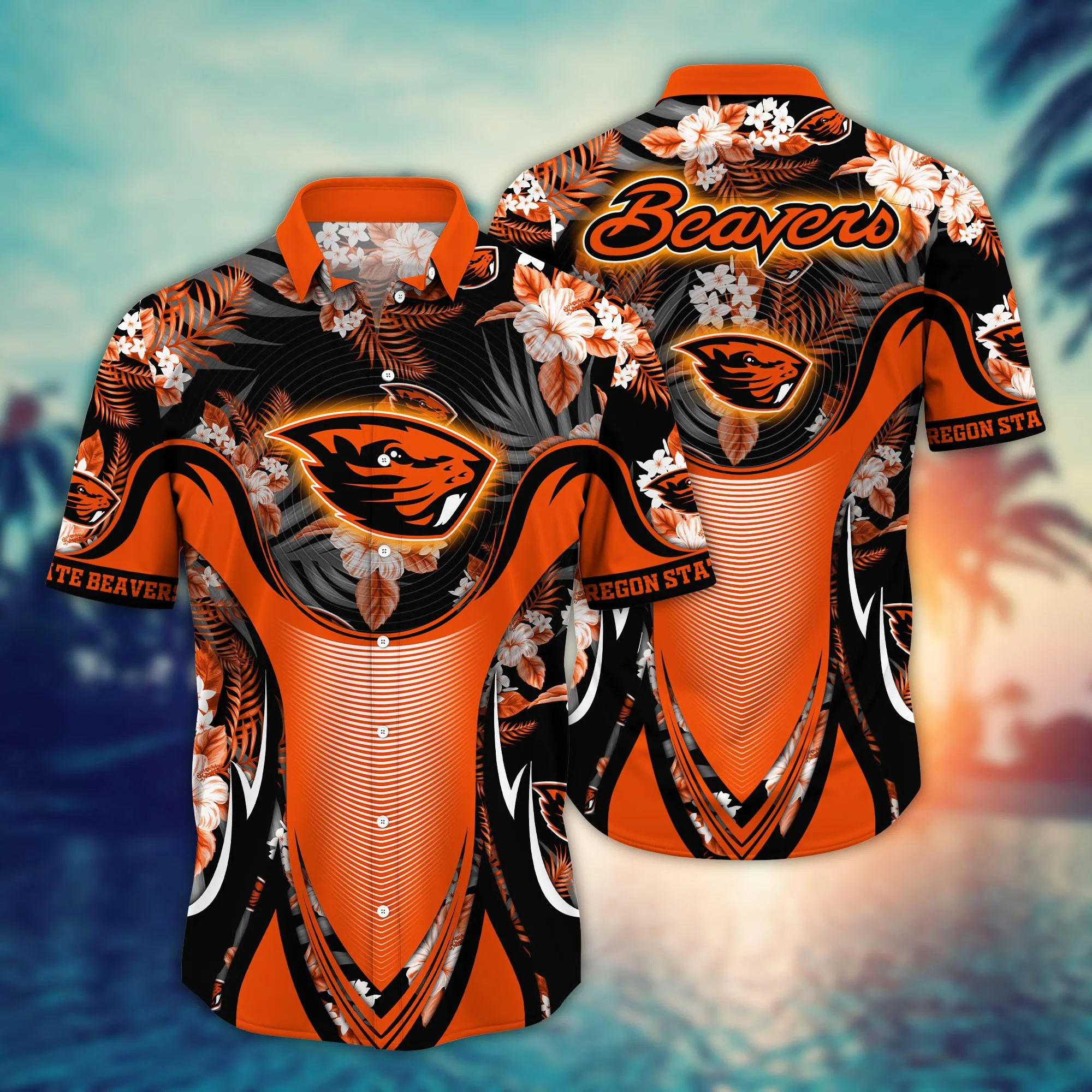 Oregon State Beavers NCAA Hawaiian Shirt Pool Days Aloha Shirt Oregon State Beavers NCAA Hawaiian Shirt Pool Days Aloha Shirt