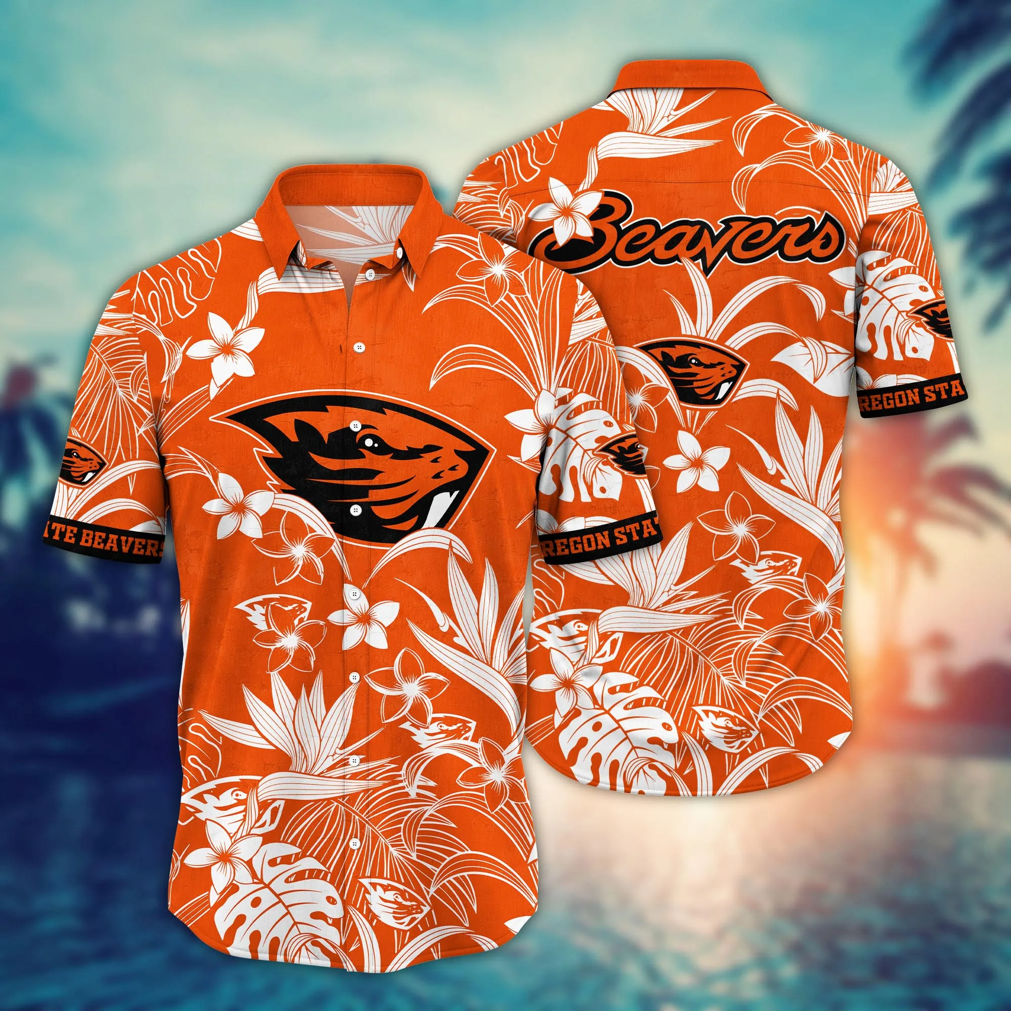 Oregon State Beavers NCAA Hawaiian Shirt Starry Nightstime Aloha Shirt Oregon State Beavers NCAA Hawaiian Shirt Starry Nightstime Aloha Shirt