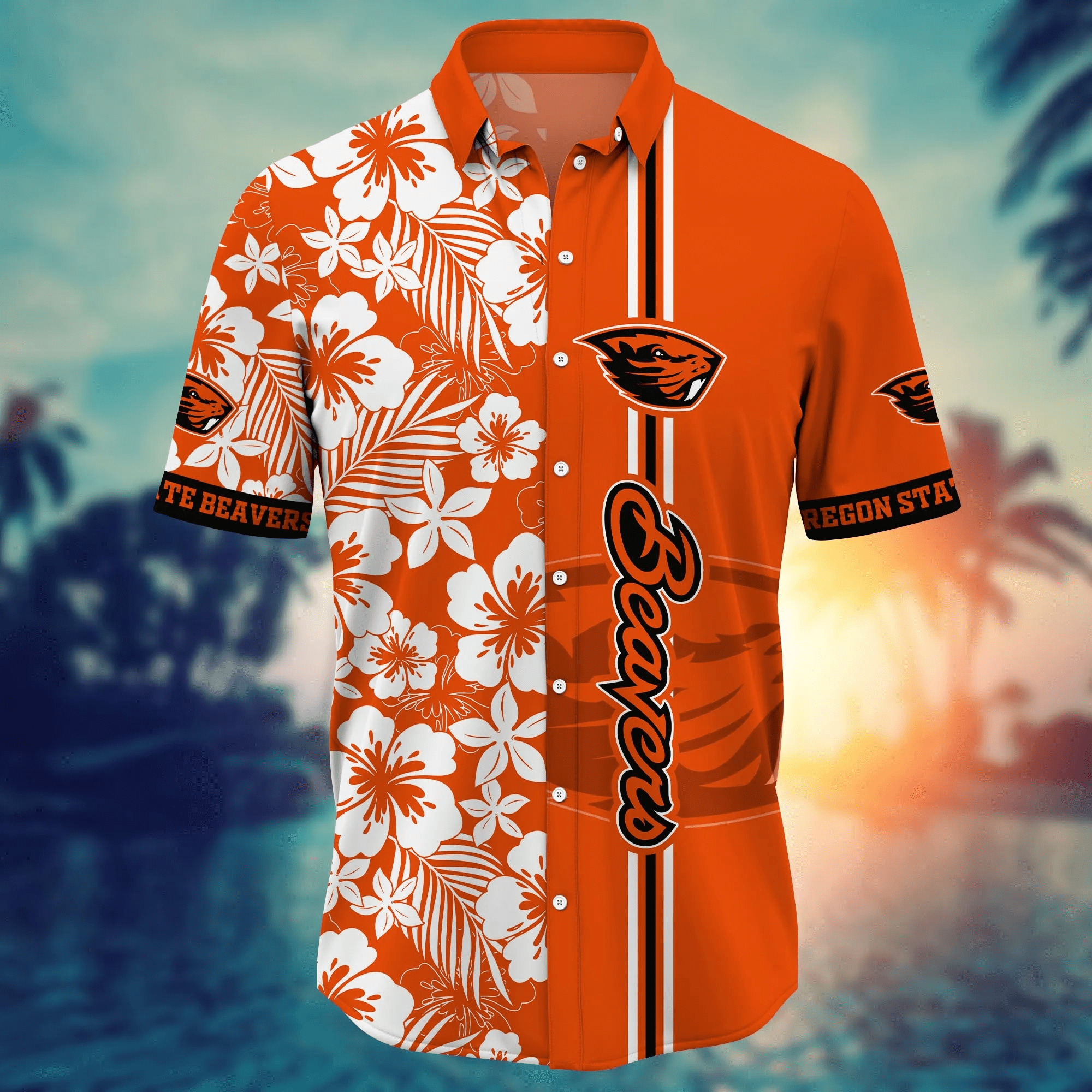 Oregon State Beavers NCAA Hawaiian Shirt Sunglassestime Aloha Shirt