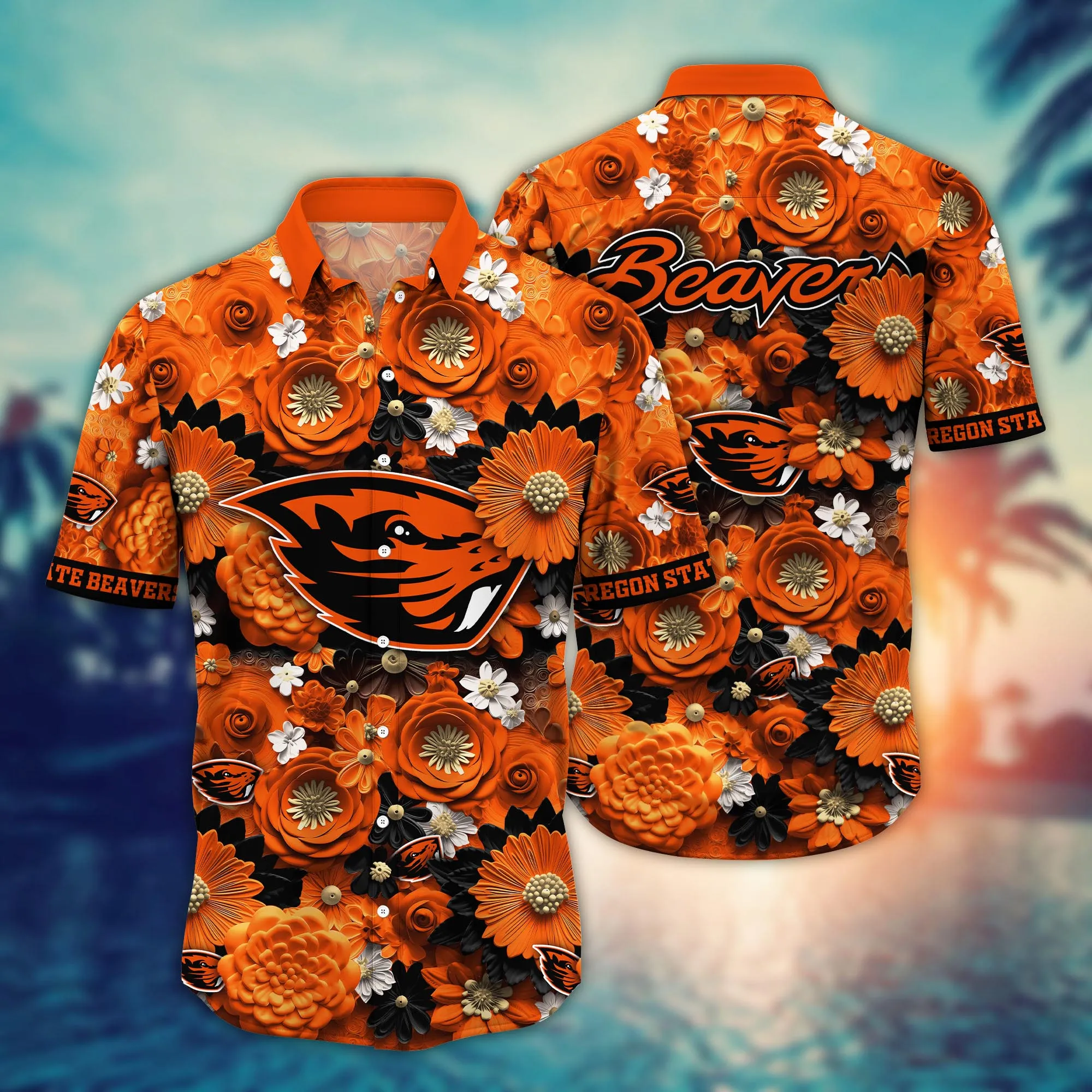 Oregon State Beavers NCAA Hawaiian Shirt Trending For This Summer Customize Shirt Any Team