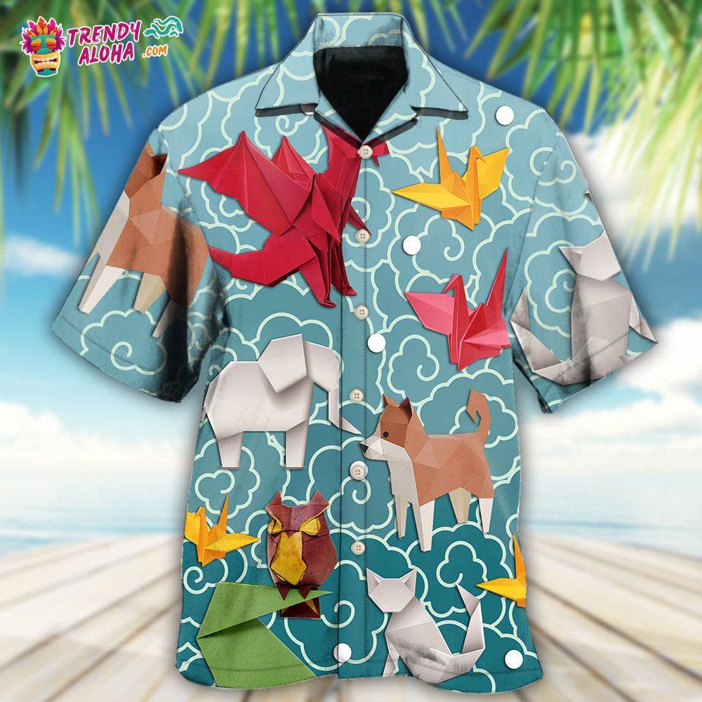 Origami Lover Hawaiian Shirt – Trendy Aloha