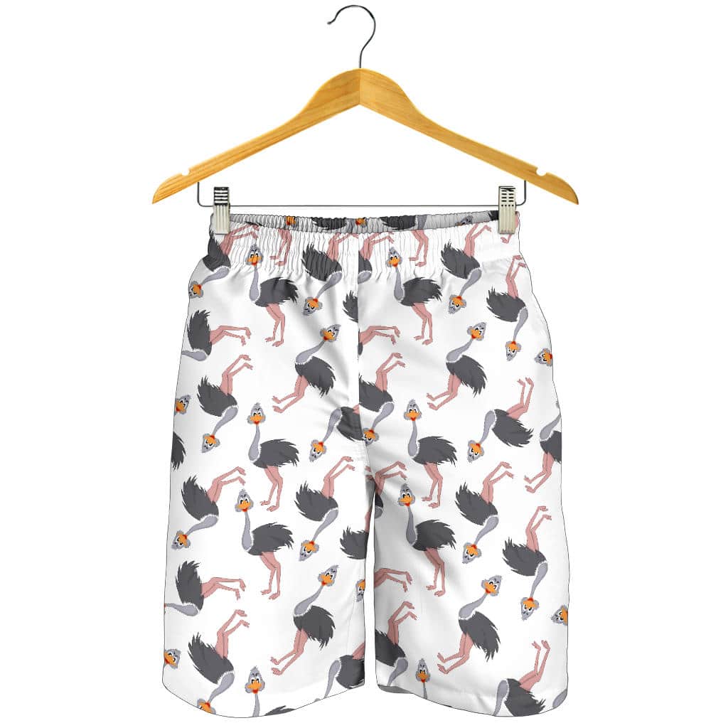 Ostrich Pattern Print Design 02 For Men Women Kid Shorts