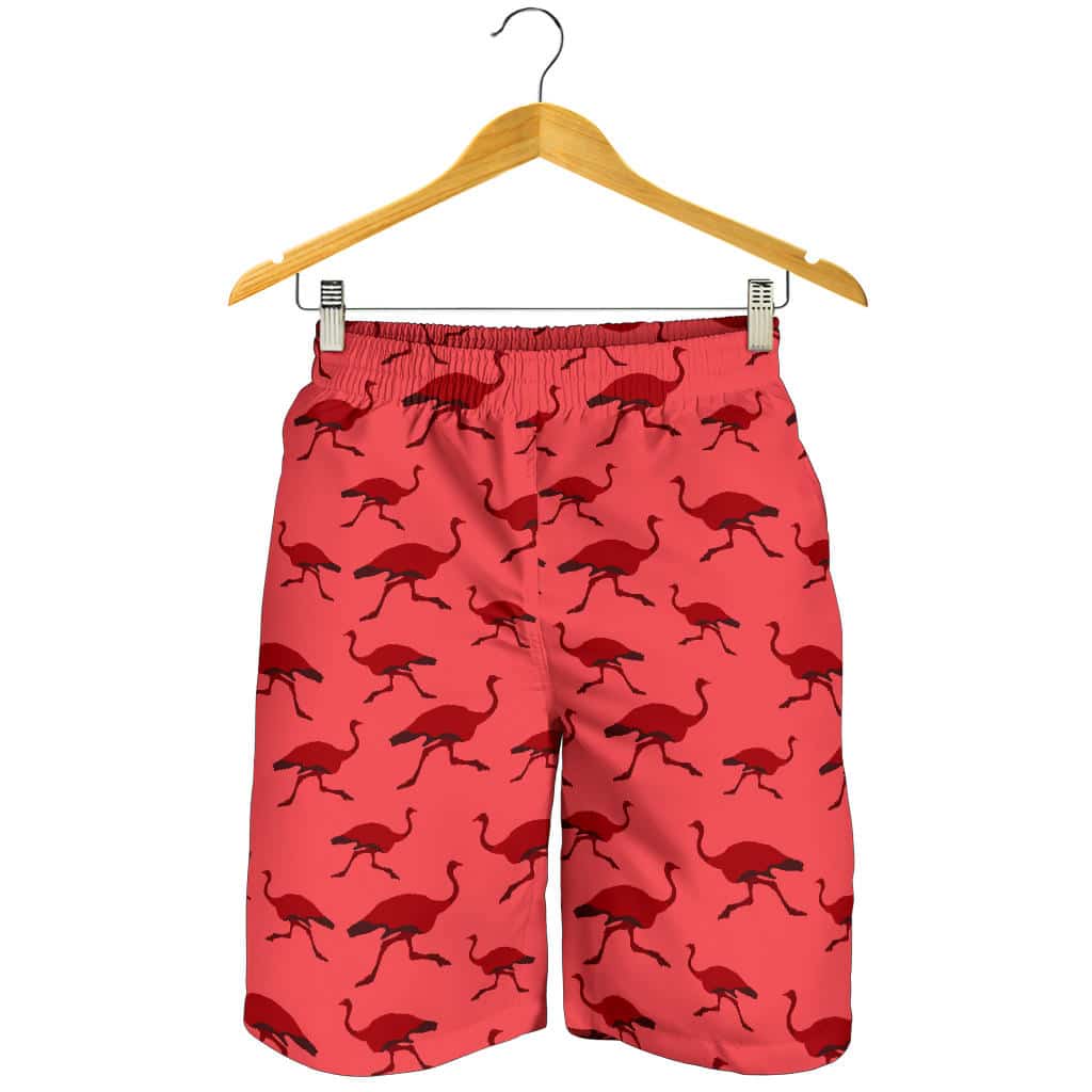 Ostrich Pattern Print Design 03 For Men Women Kid Shorts