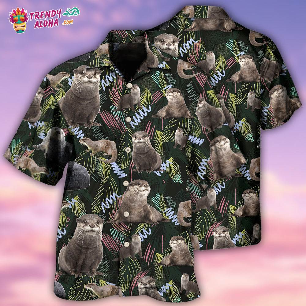 Otter Love Animals Life Style Amazing Hawaiian Shirt – Trendy Aloha