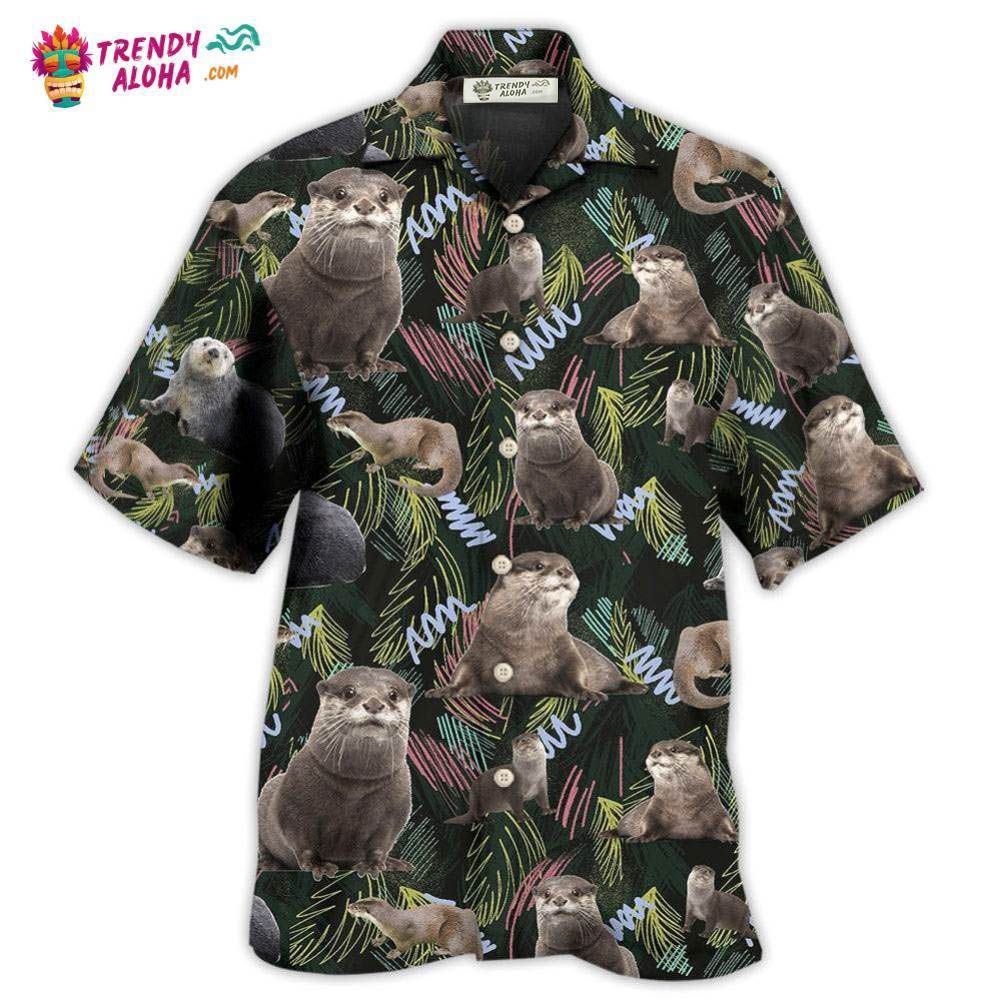 Otter Love Animals Life Style Amazing Hawaiian Shirt – Trendy Aloha Otter Love Animals Life Style Amazing Hawaiian Shirt – Trendy Aloha