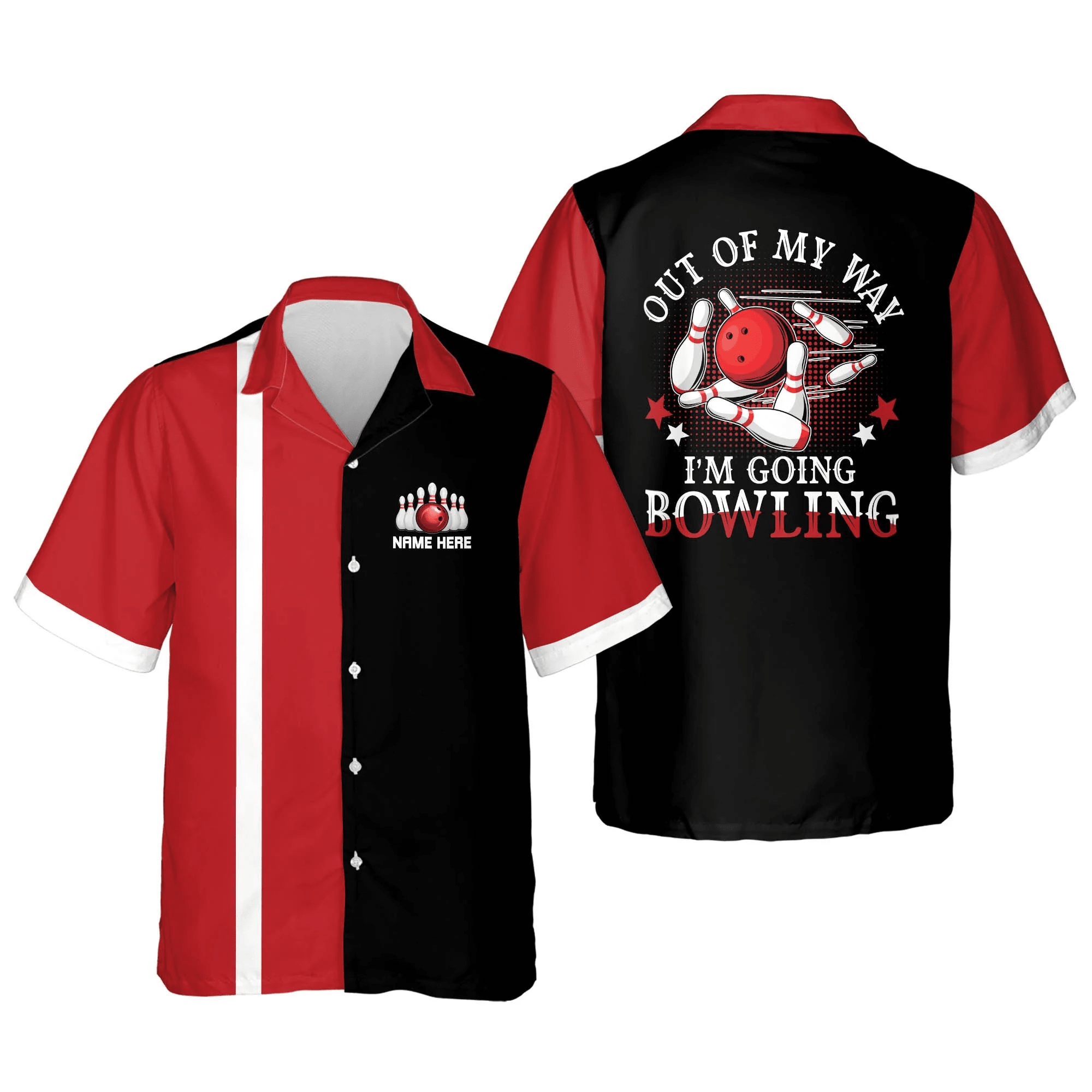 Out Of My Way I’m Going Bowling Trendy Hawaiian Shirt For Men And Women