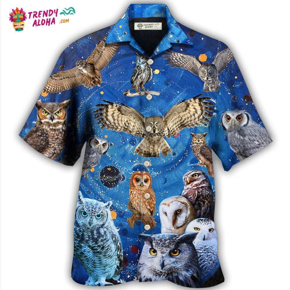 Owl Play Together Style Hawaiian Shirt – Trendy Aloha Owl Play Together Style Hawaiian Shirt – Trendy Aloha