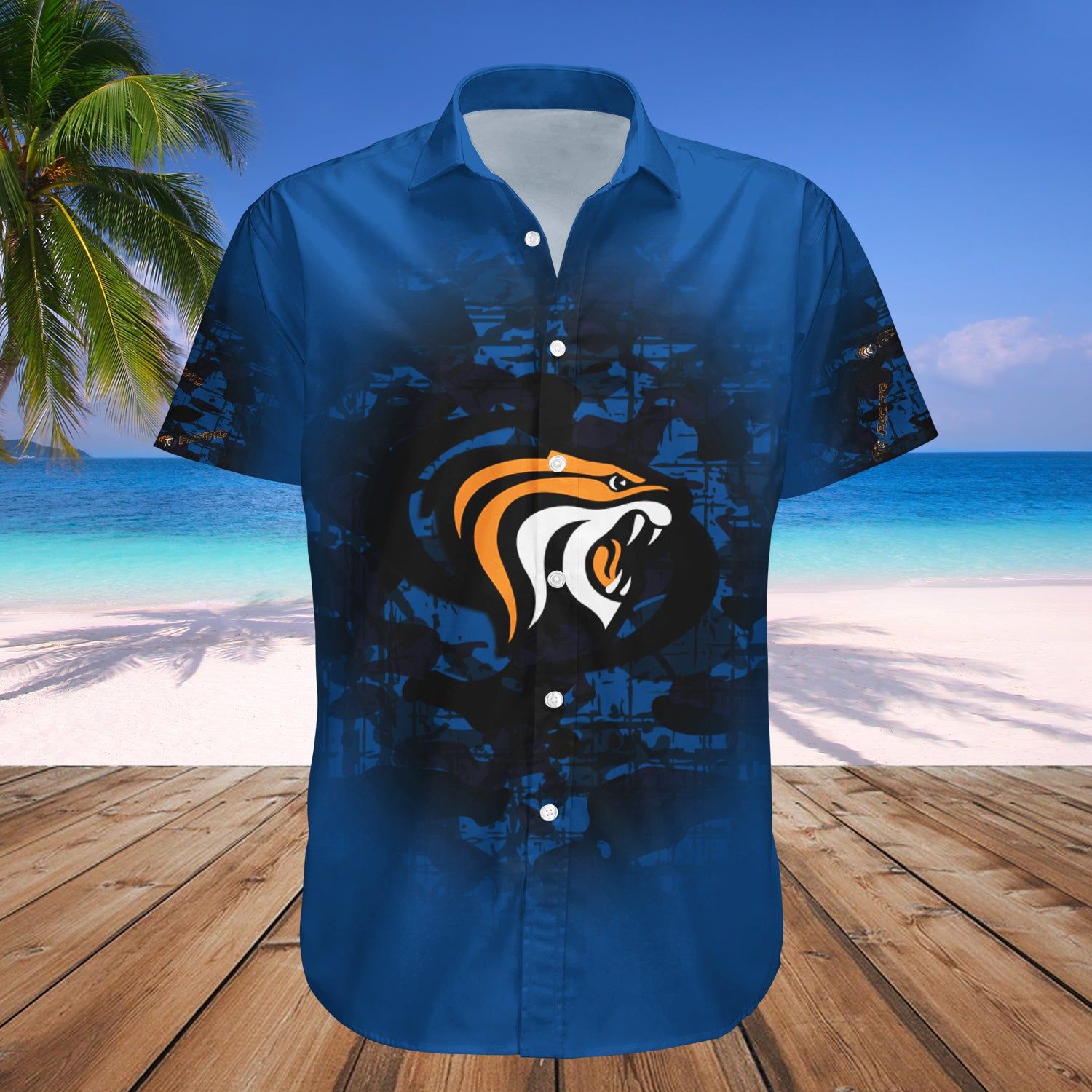 Pacific Tigers Hawaii Shirt Camouflage Vintage – NCAA
