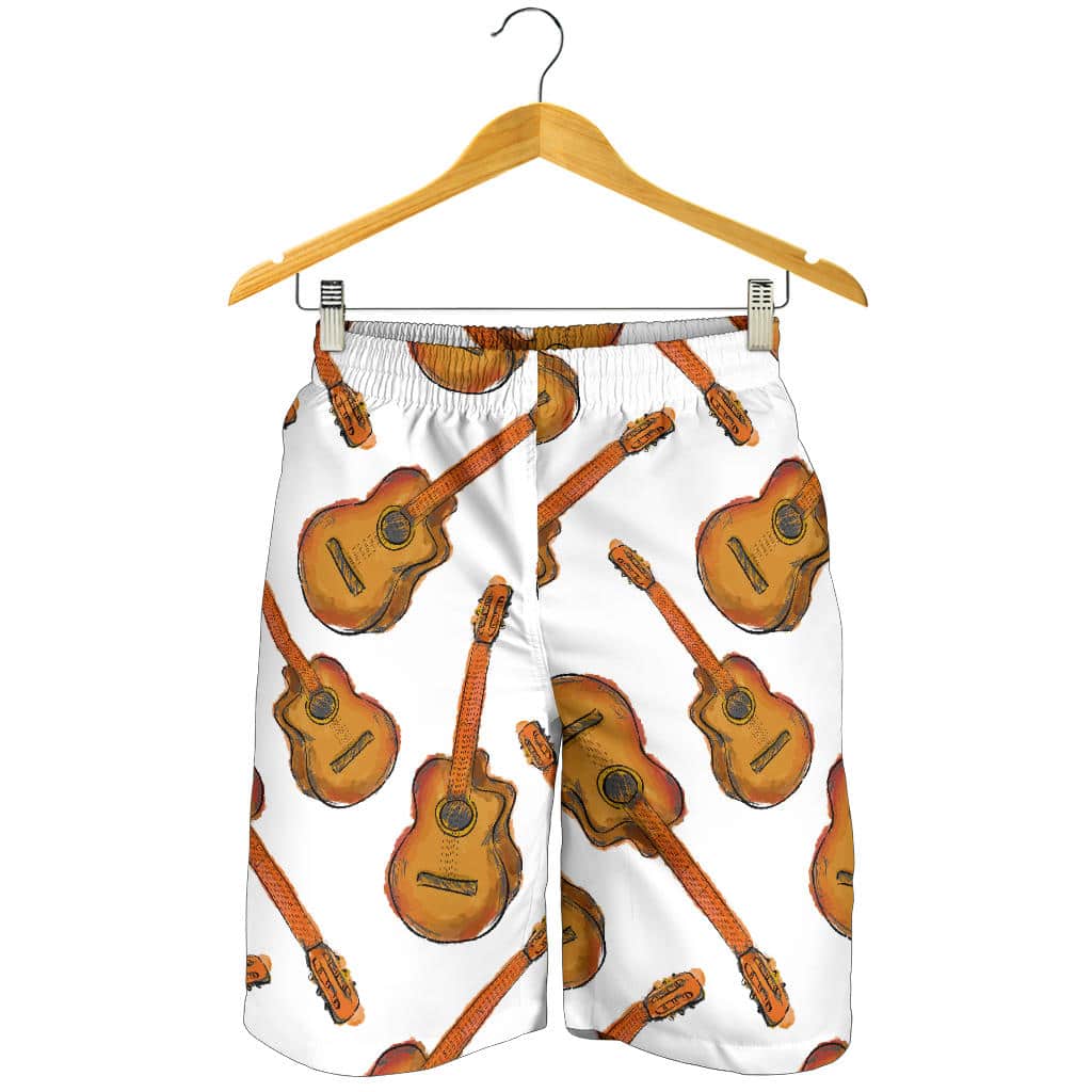 Paint Guitar Pattern For Men Women Kid Shorts