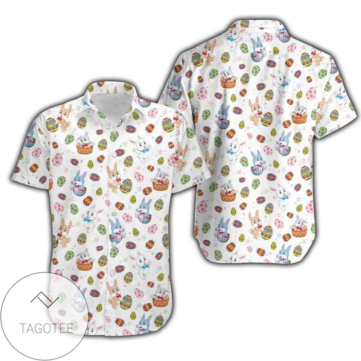 Painted Eggs by Easter Bunny Celebrated Hawaiian Shirt