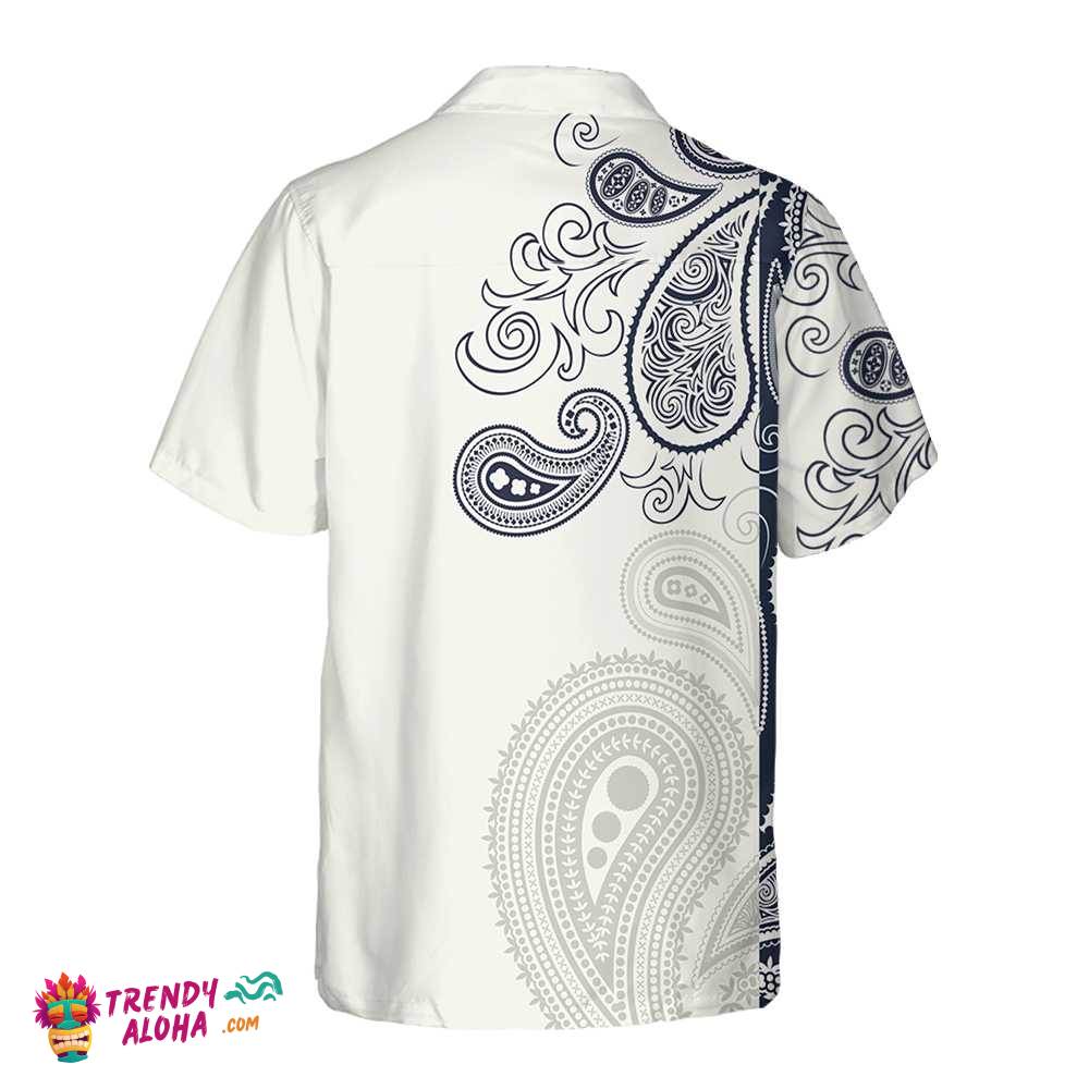 Paisley Abstract Pattern Hawaiian Shirt, Paisley Shirt For Men And Women, Paisley Print Shirt